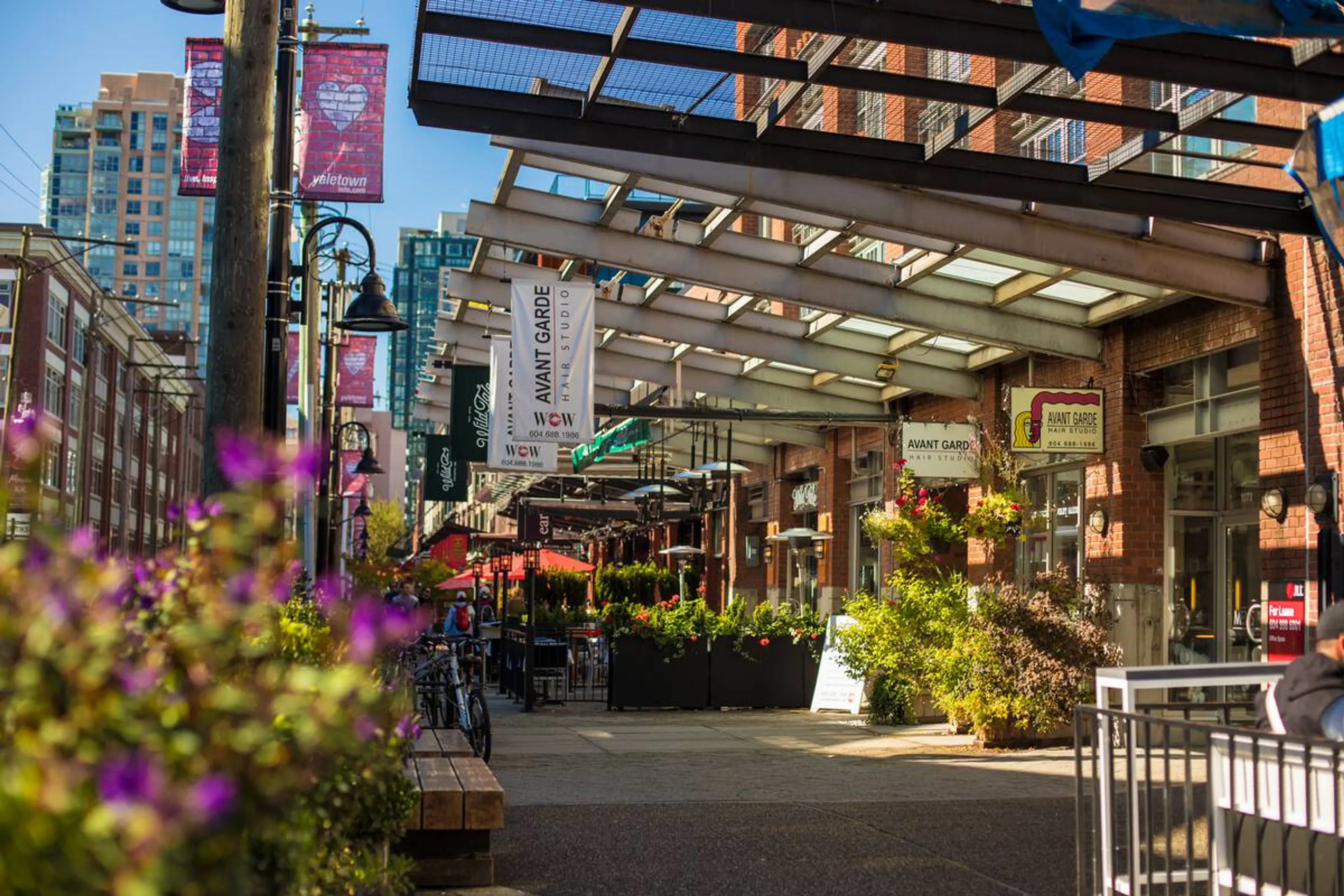 Mainland Street in Yaletown. 