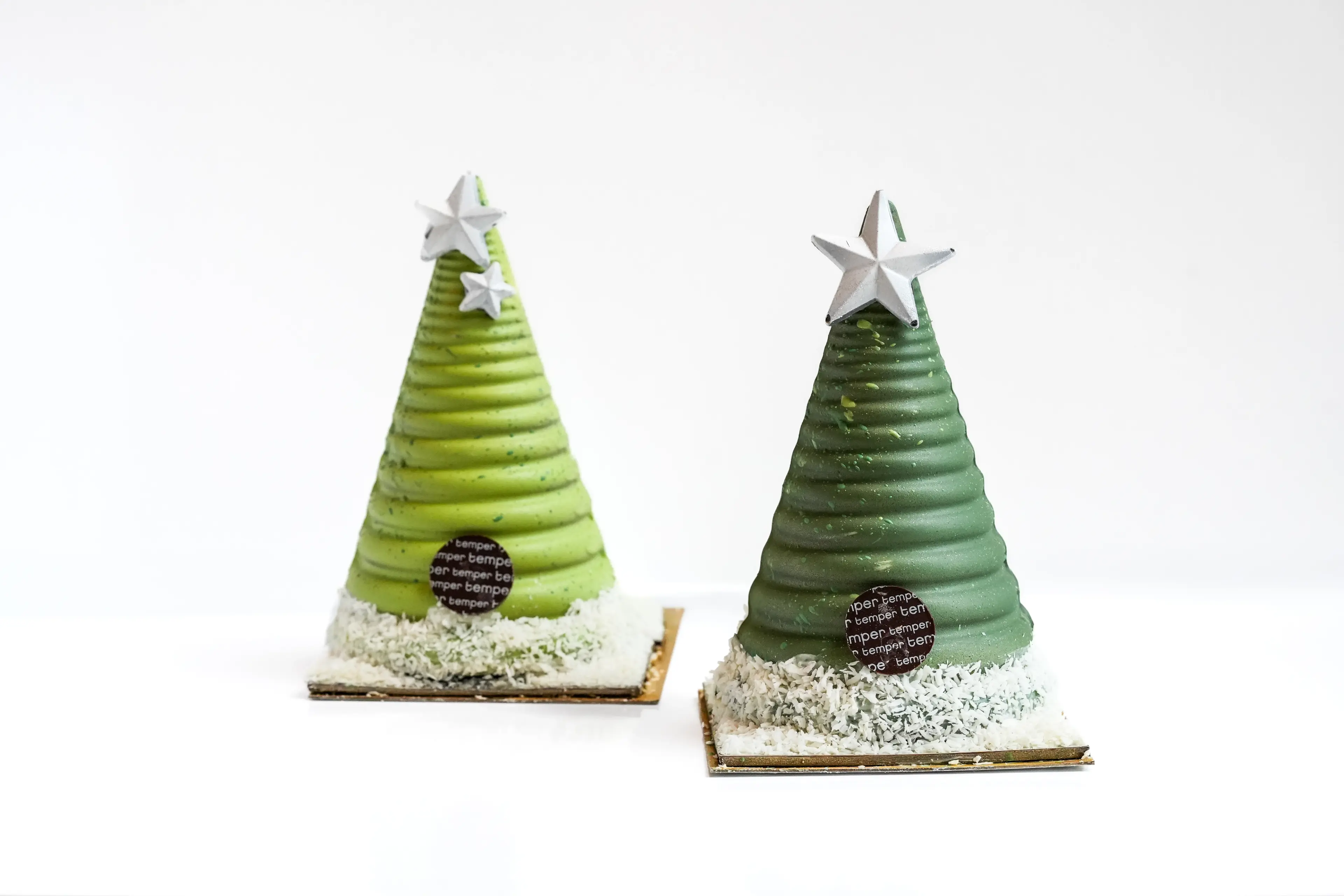 Chocolate Christmas trees at Temper