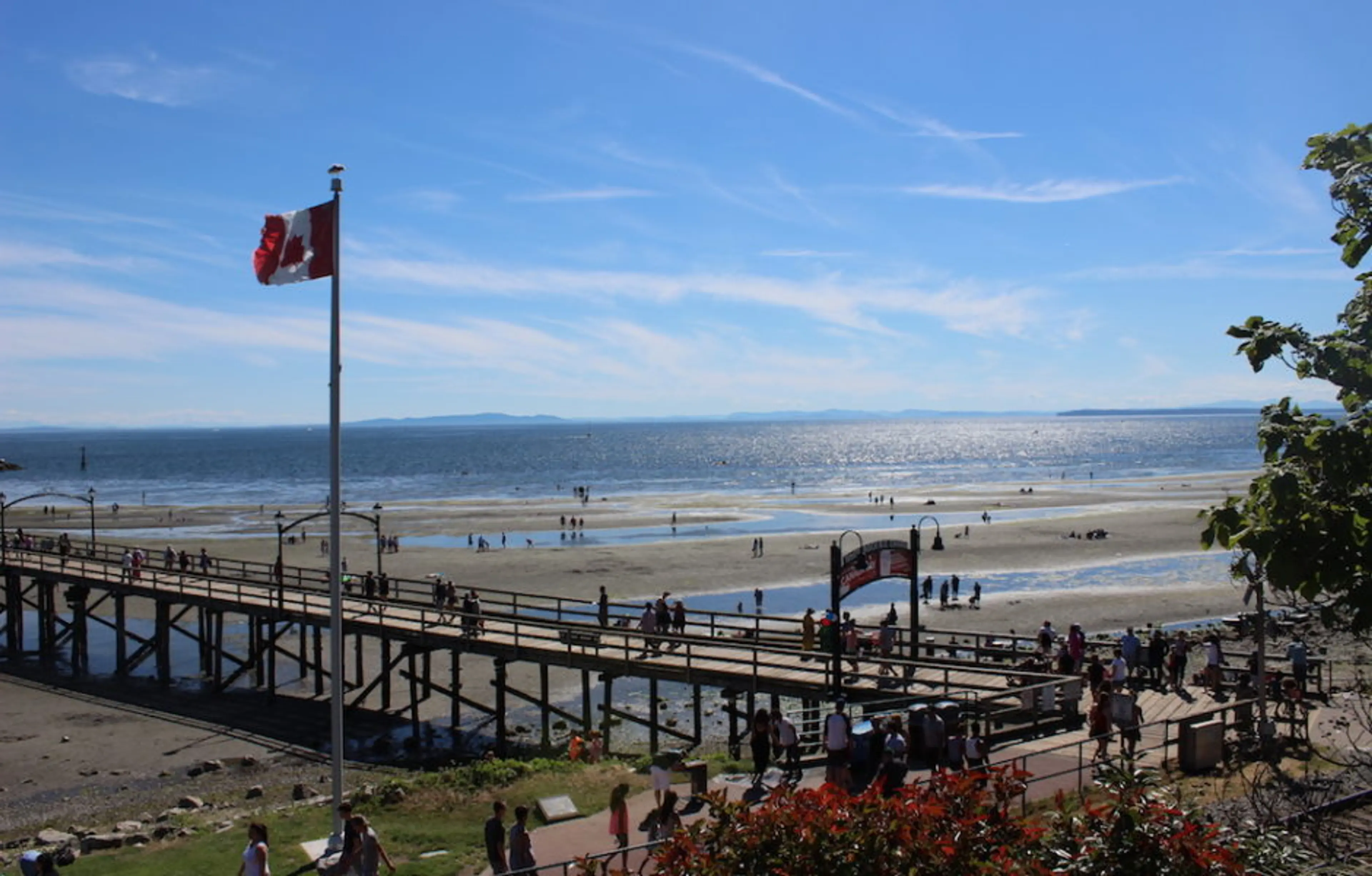 White Rock Beach and pier near Vancouve