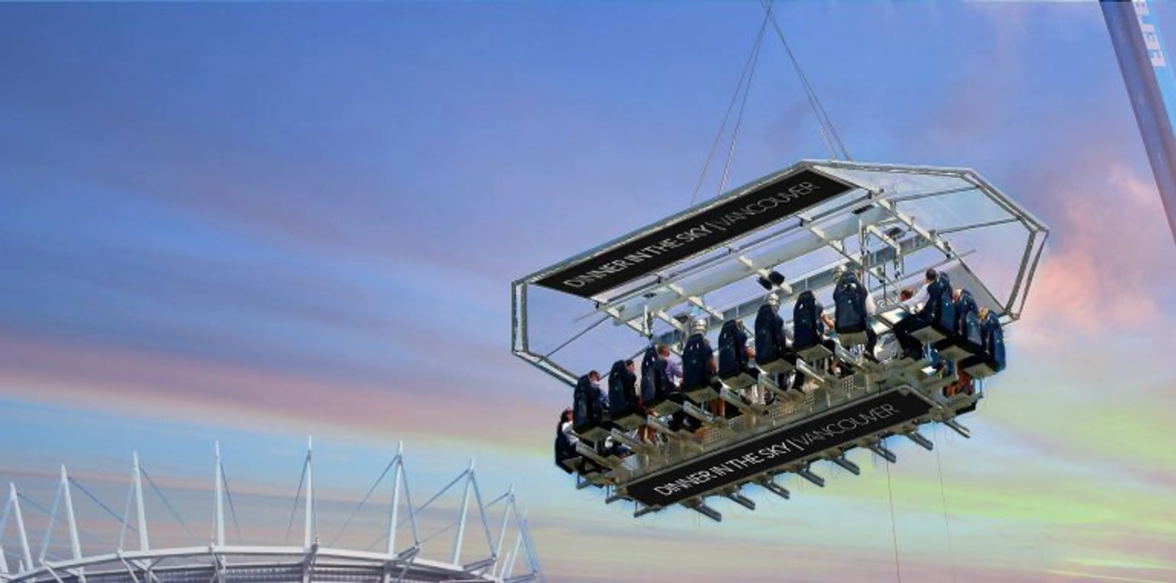 Dinner in the Sky takes your dining experience to a whole new level