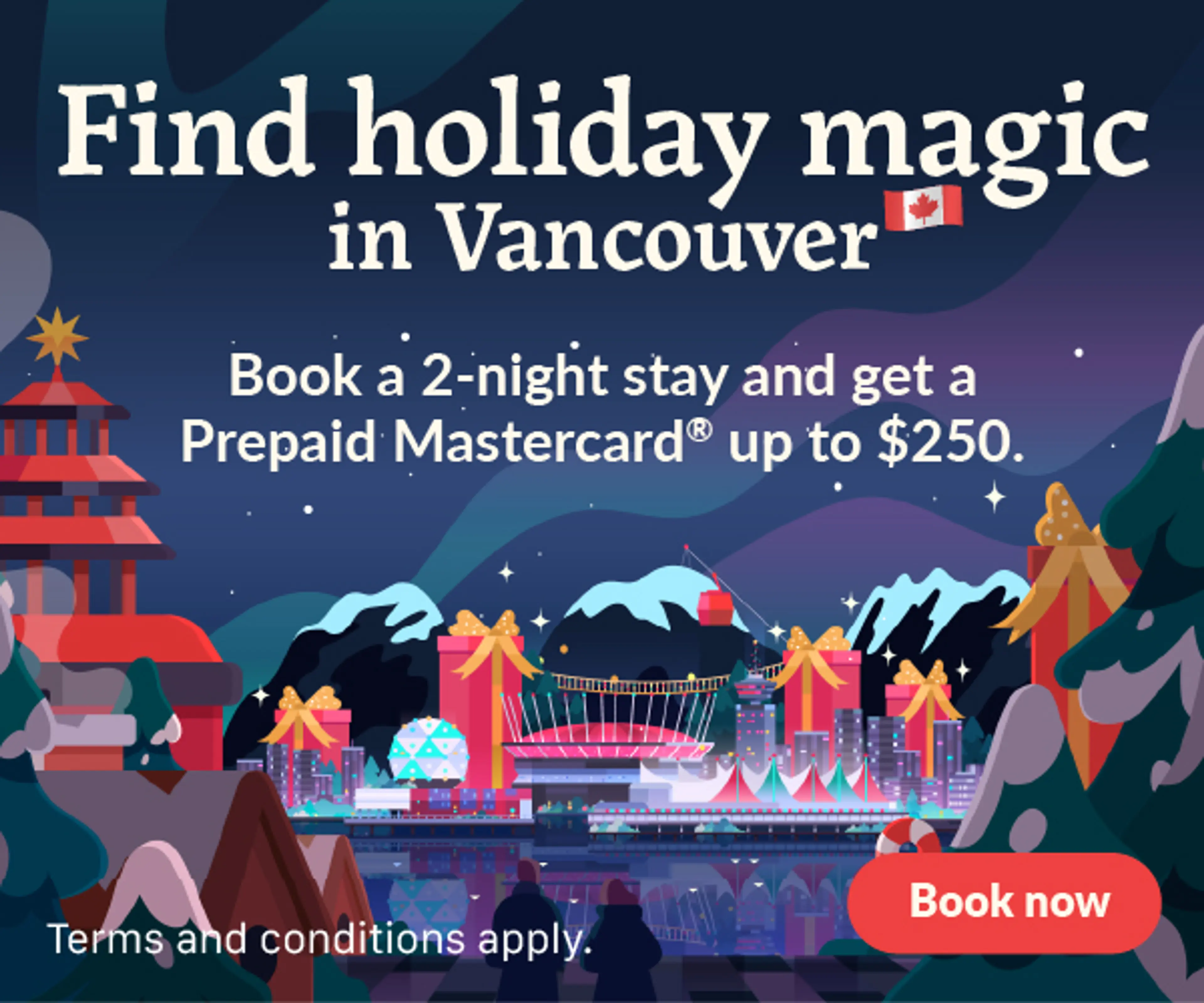 Very Merry Vancouver Prepaid Mastercard