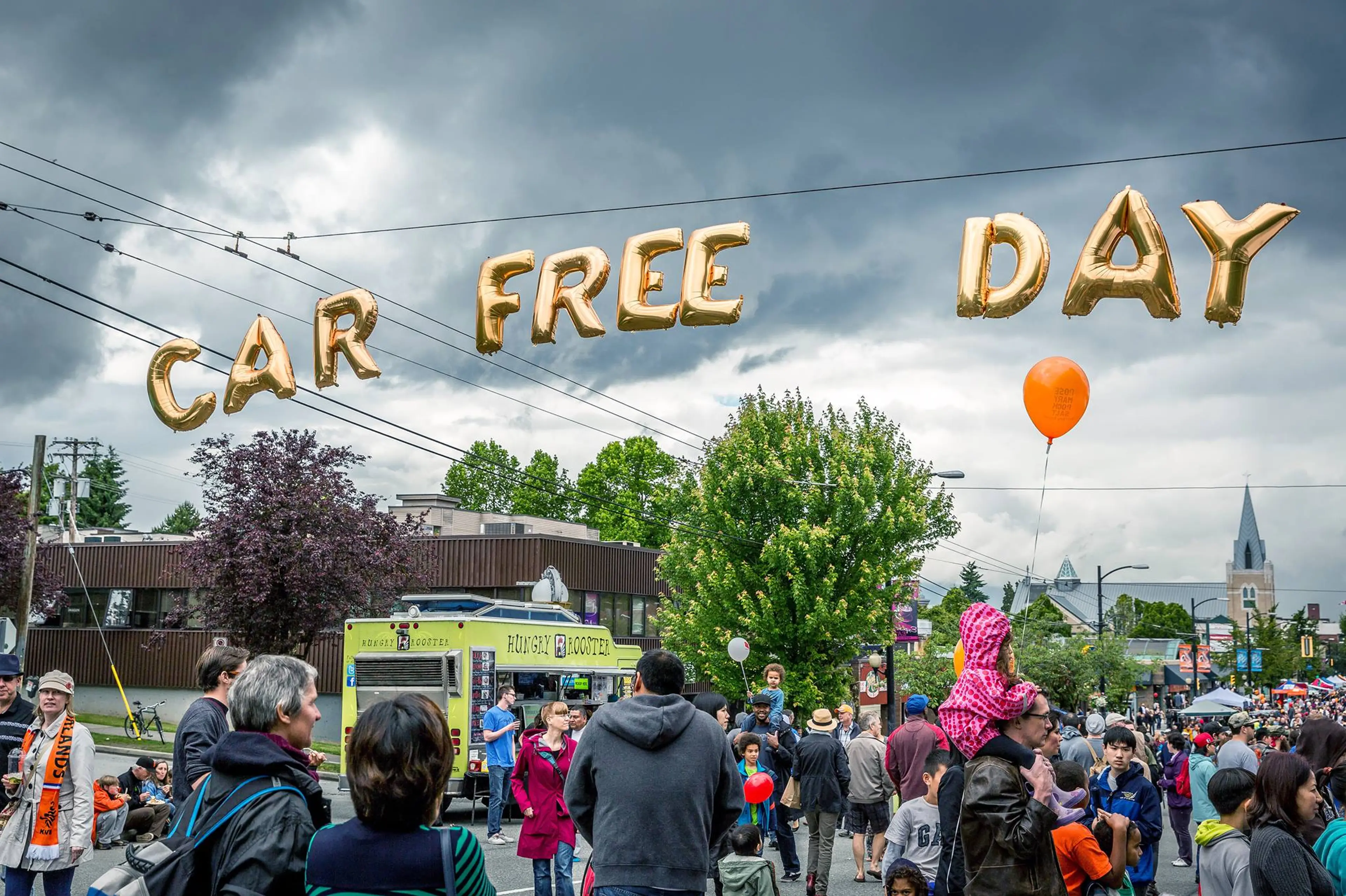 Bike, Ride, Walk or Bus to Car Free Day in Vancouver!
