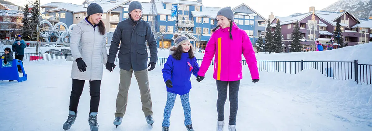 3 Places to Ice Skate Outdoors Around Vancouver This Winter