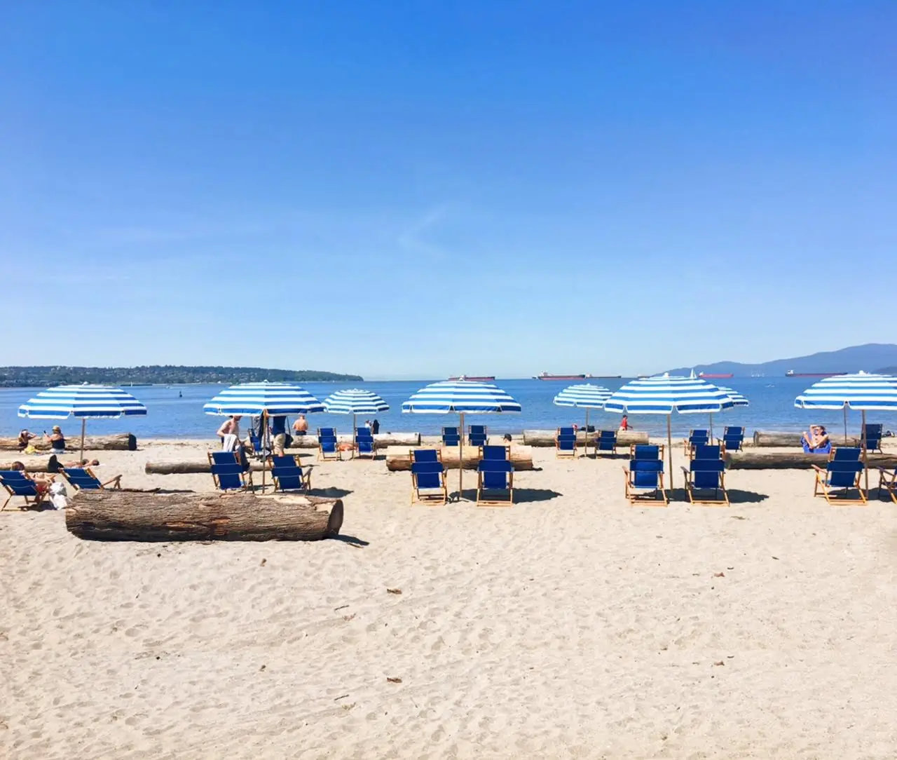 Life’s a Beach with Chair and Umbrella Rentals at English Bay