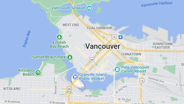 Granville Island Map