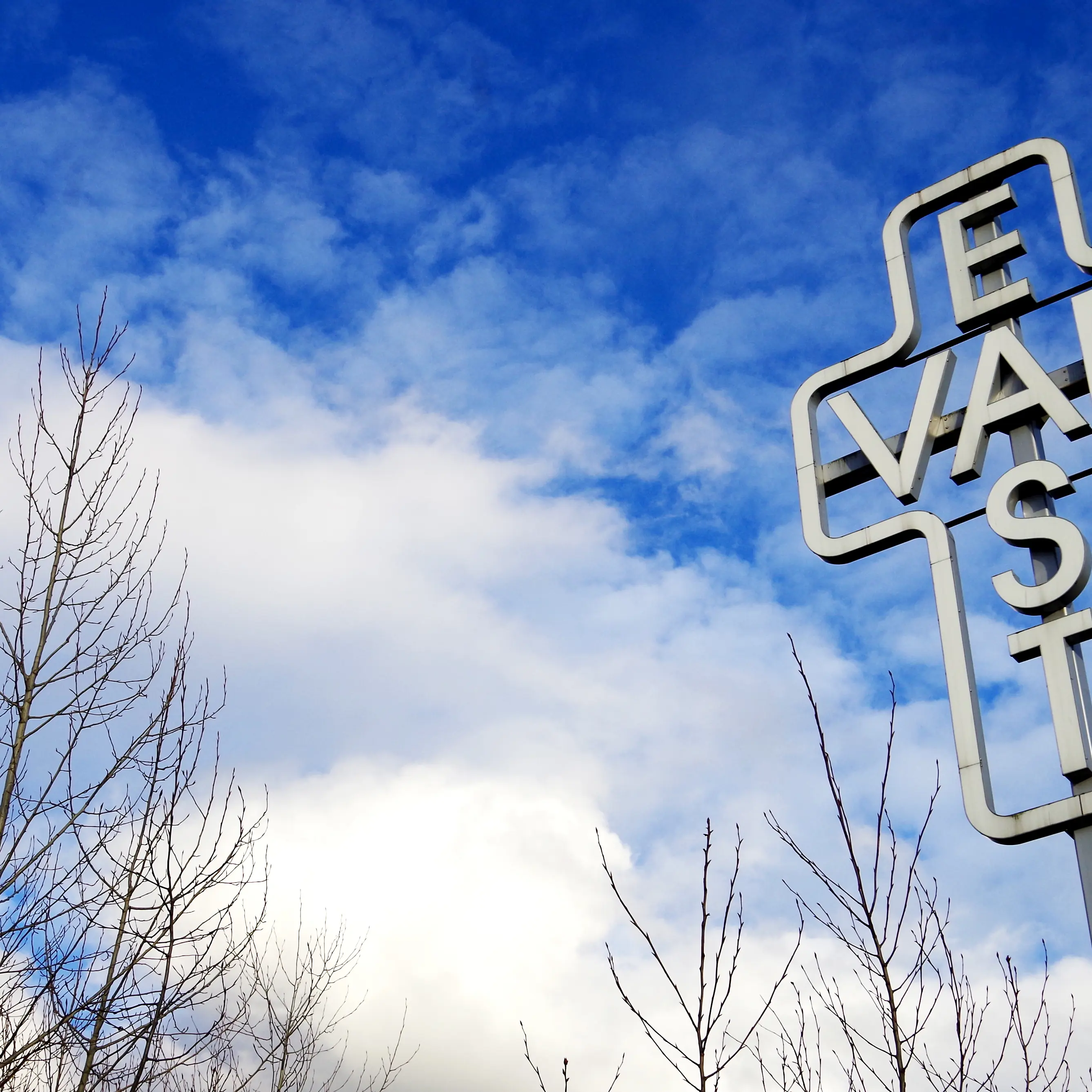 East Van Cross by Ken Lum