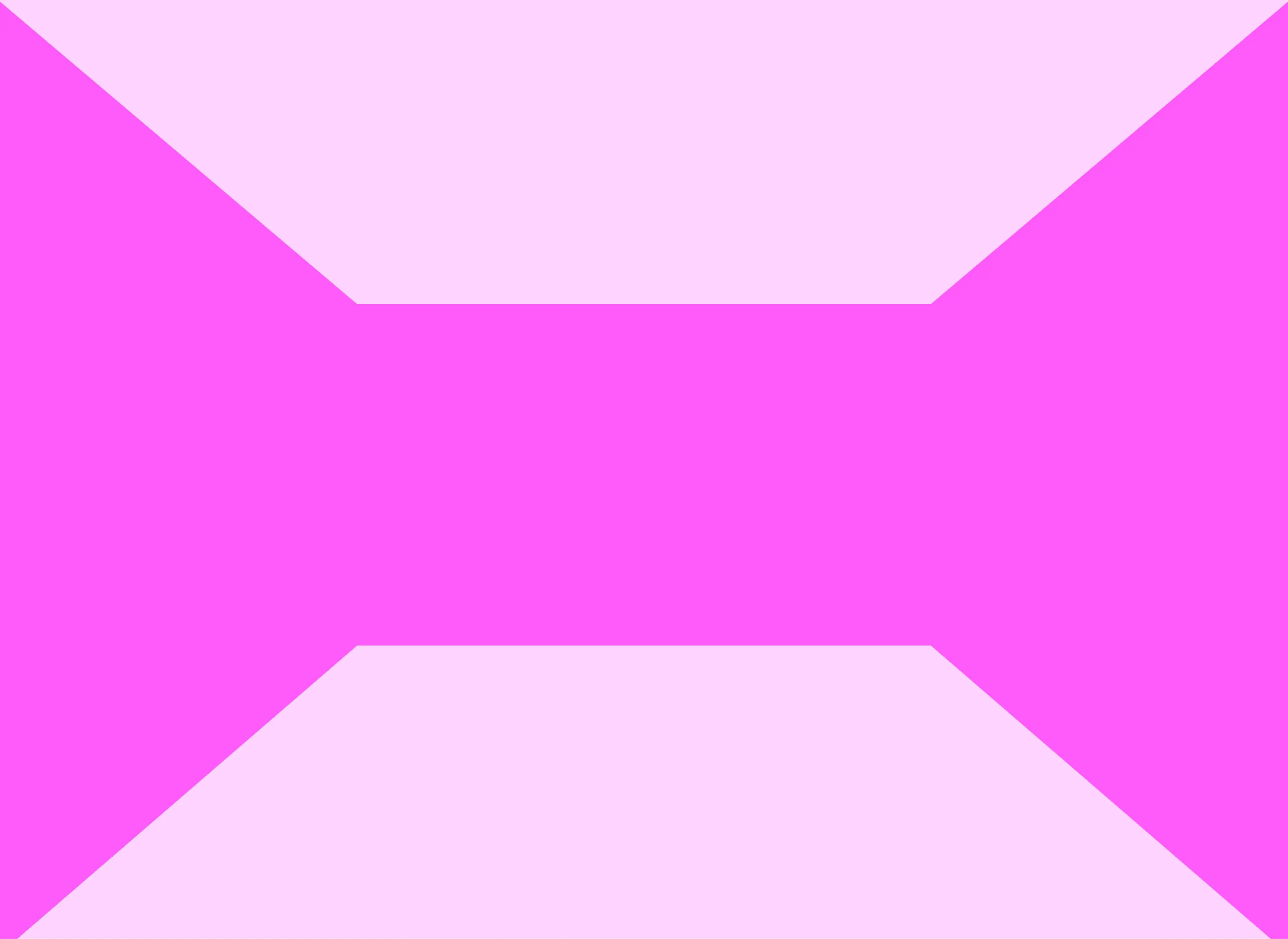 Abstract geometric pattern with a bright pink hourglass shape on a light pink background.