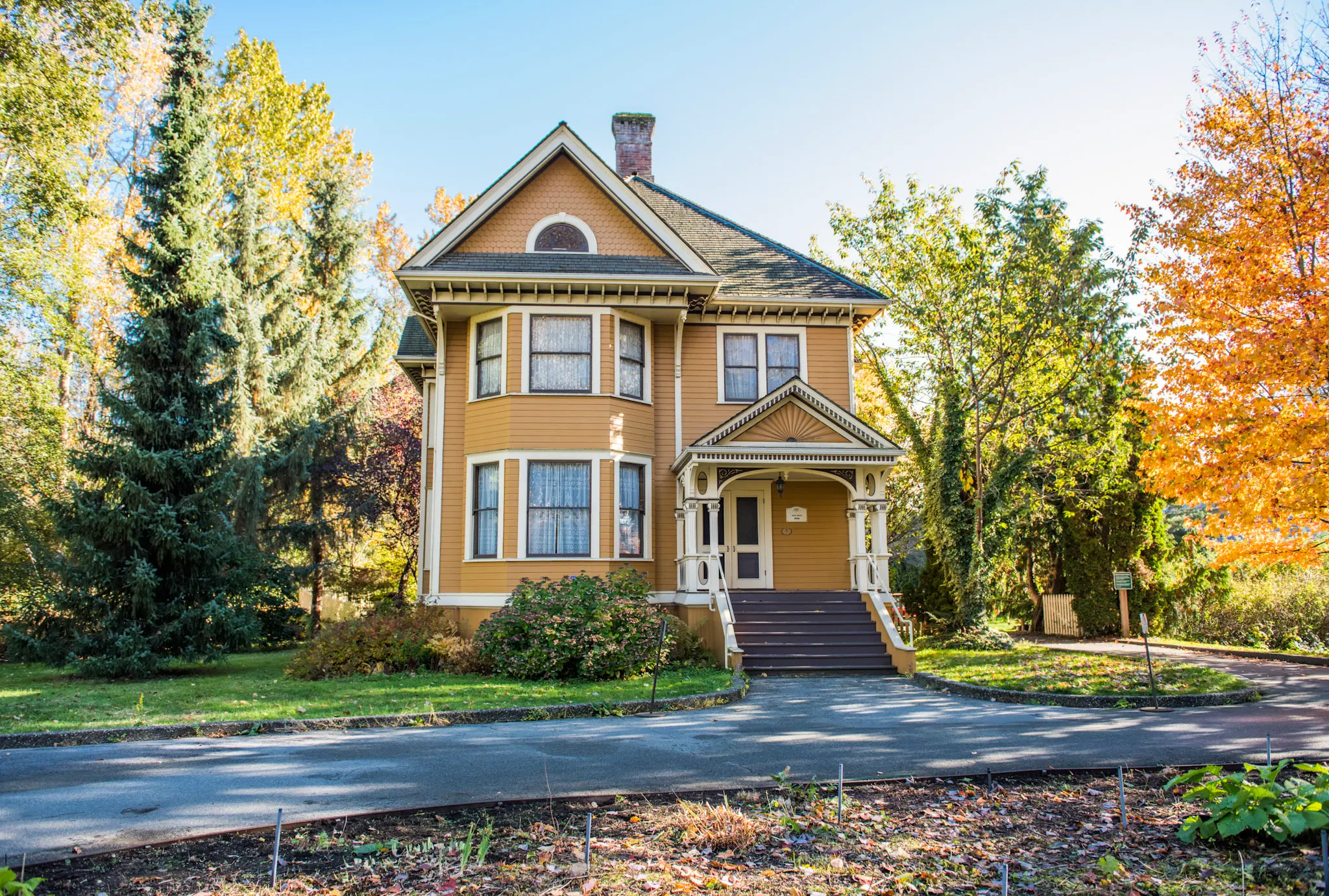 Burvilla heritage house at Dea Island Regional Park near Vancouver