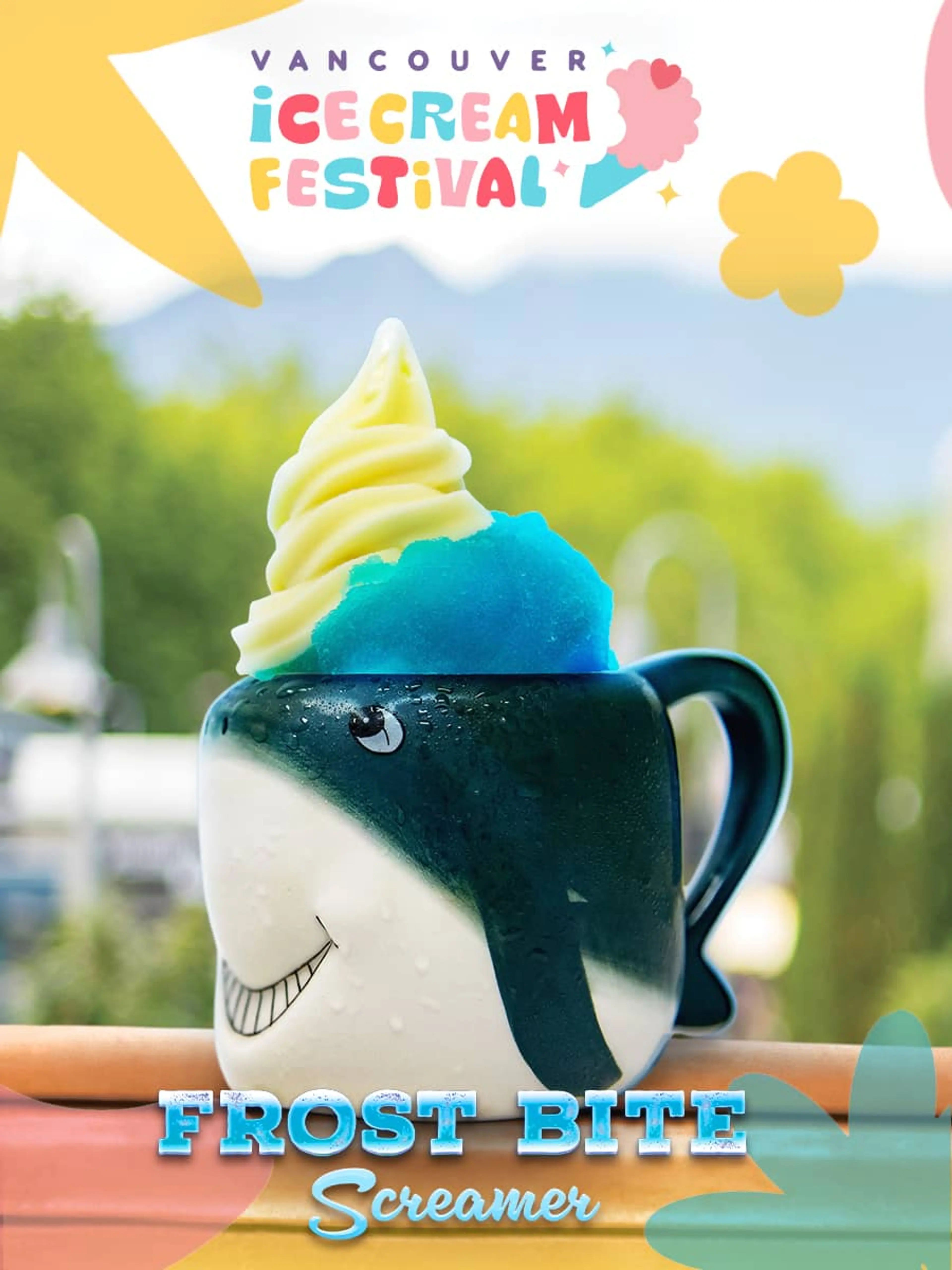 Frost Bite Screamer ice cream at the Vancouver Aquarium for the Vancouver Ice Cream Festival