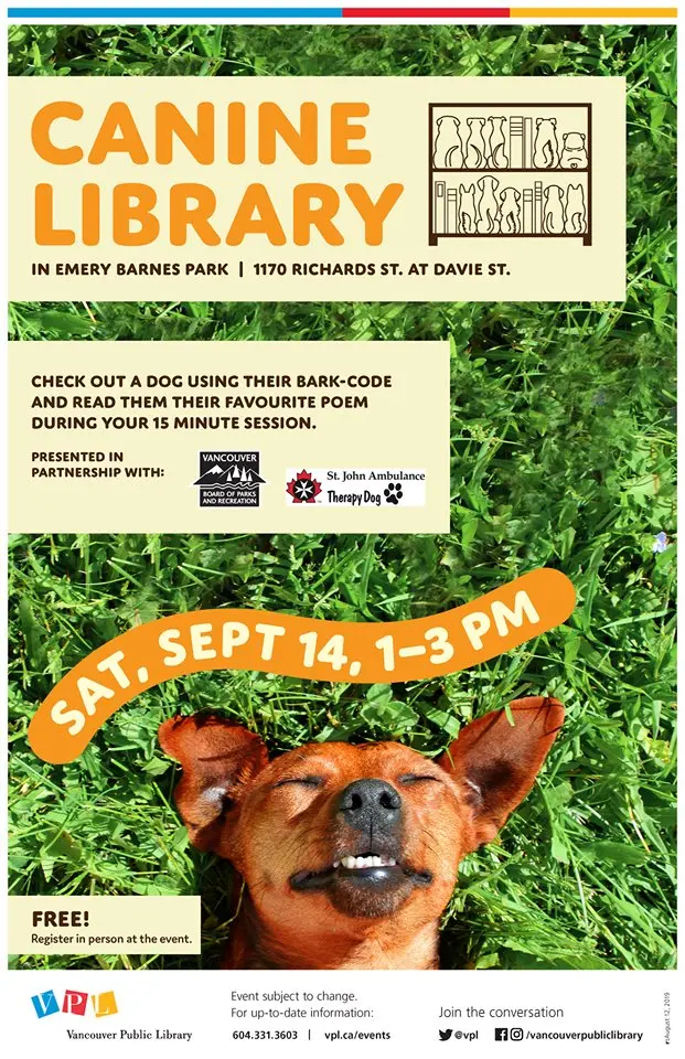 canine library vancouver 2019