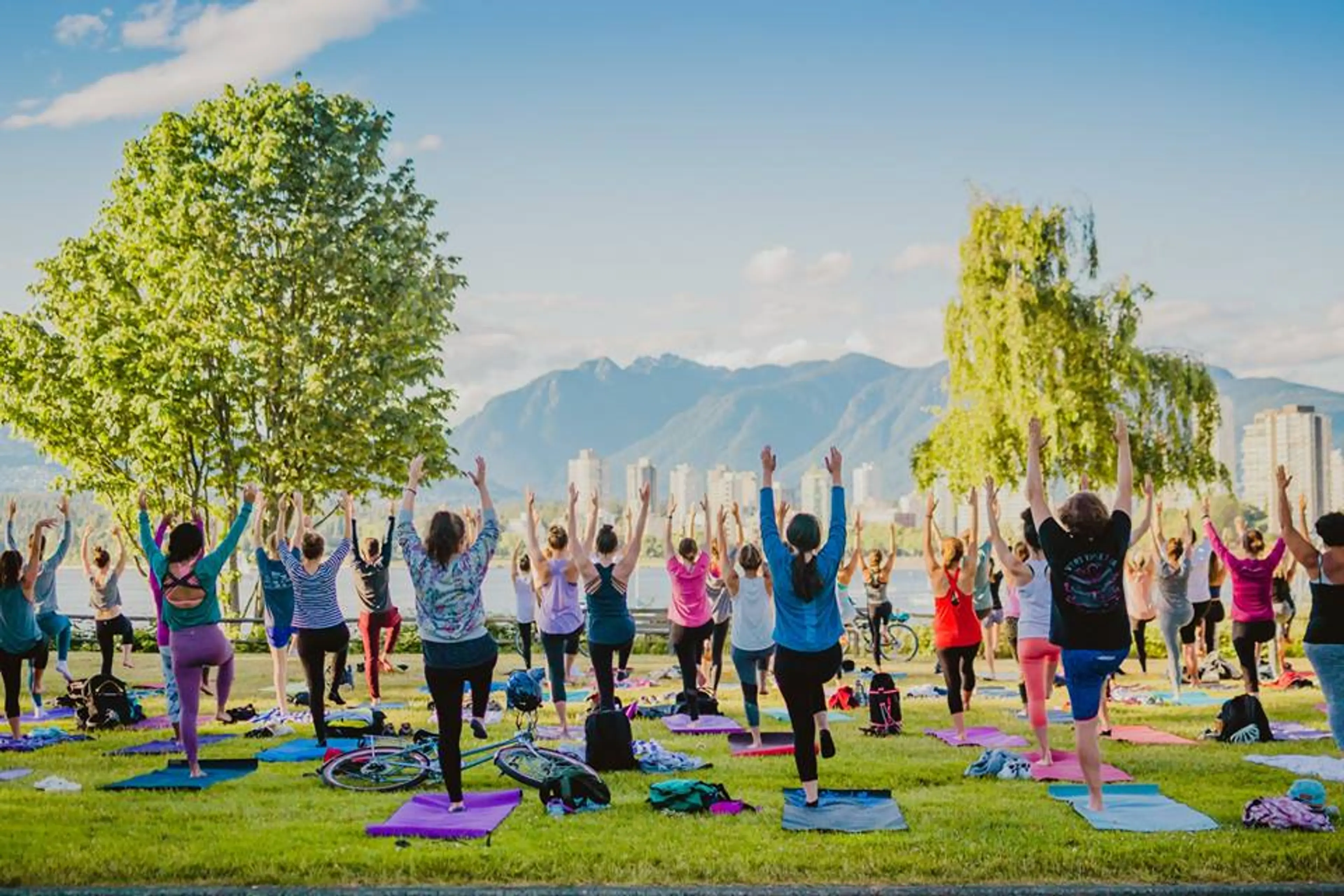 outdoor yoga Vancouver