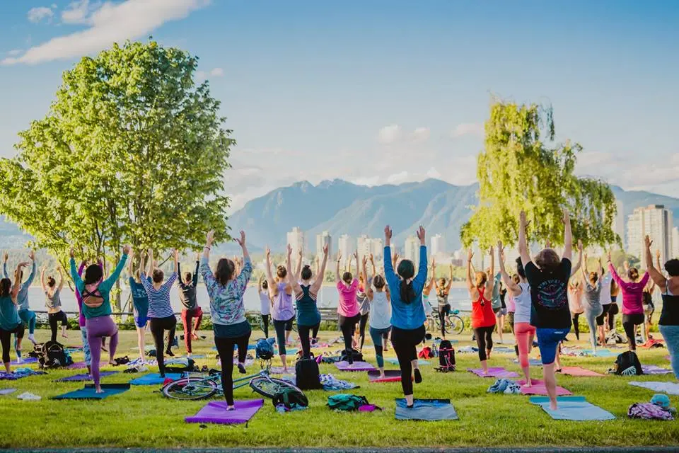 outdoor yoga Vancouver