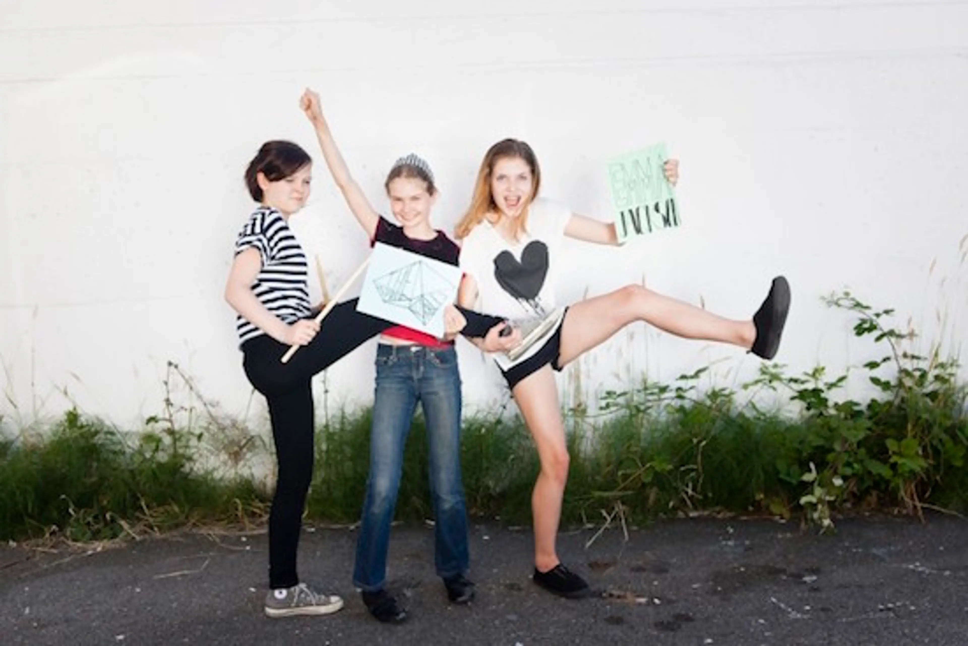 Participants in the 2014 Girls Rock Camp Vancouver. Photo courtesy Sarah Race Photography.