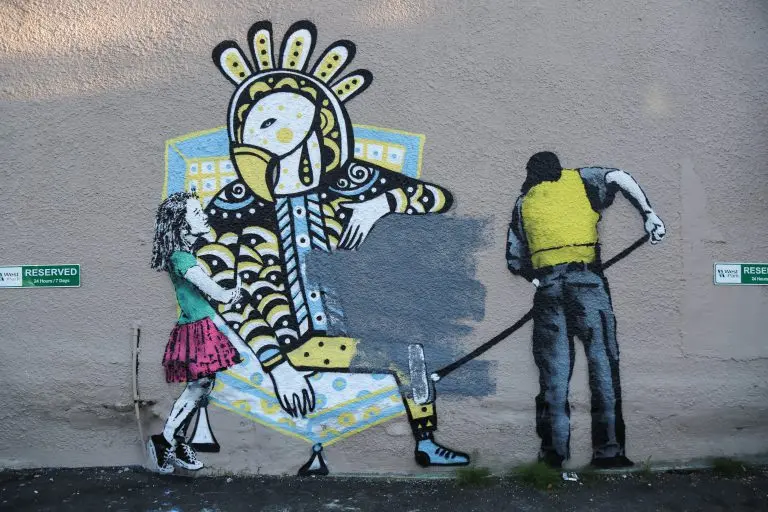 Mural by @iHeartStencils