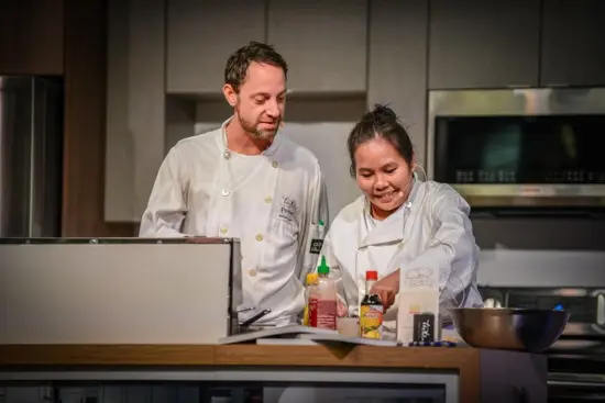 Previous year's cooking stage; Sourced from the Vancouver Home + Design Show