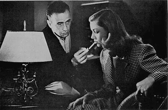 Bogart and Bacall in The Big Sleep.