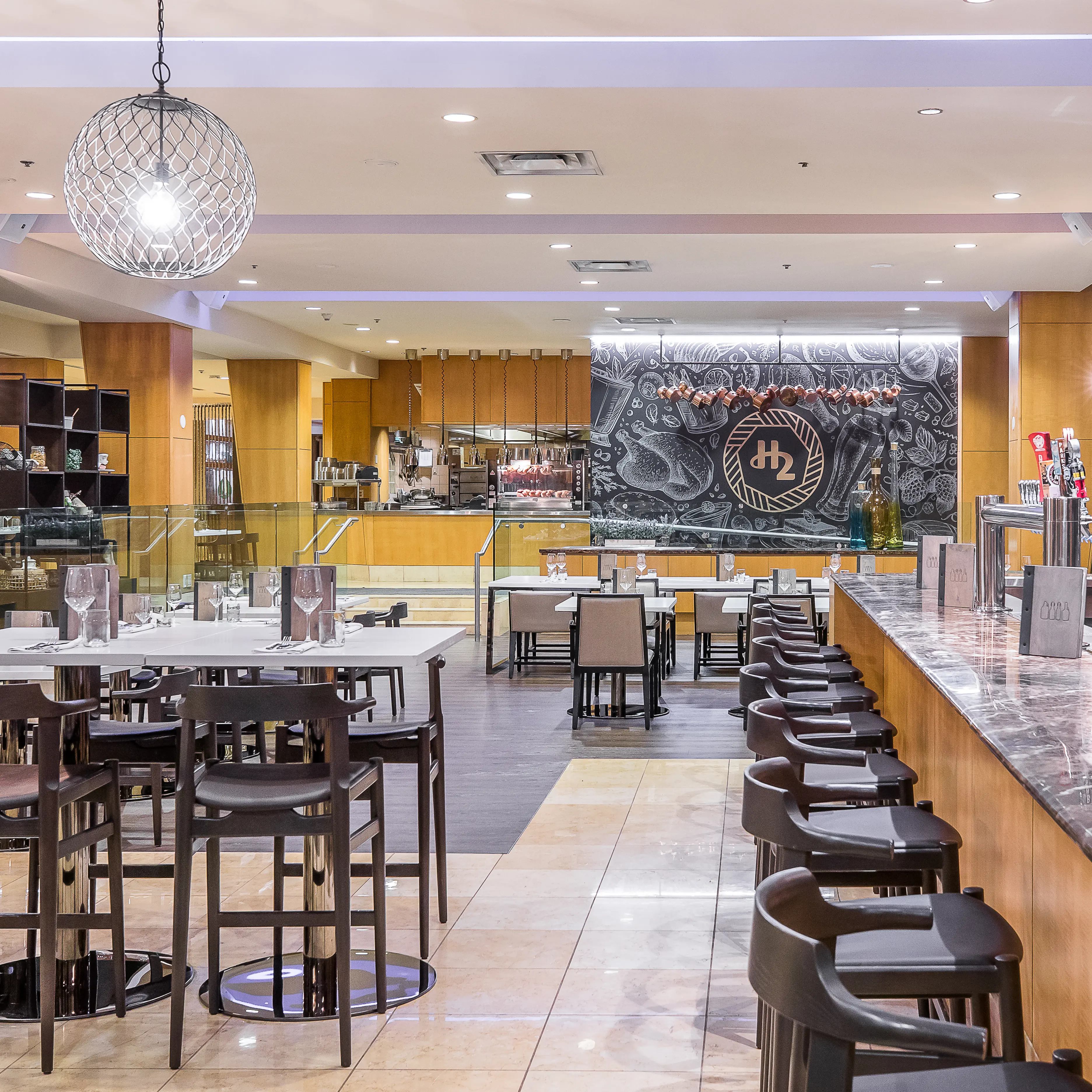 H2 Rotisserie & Bar Dining Room