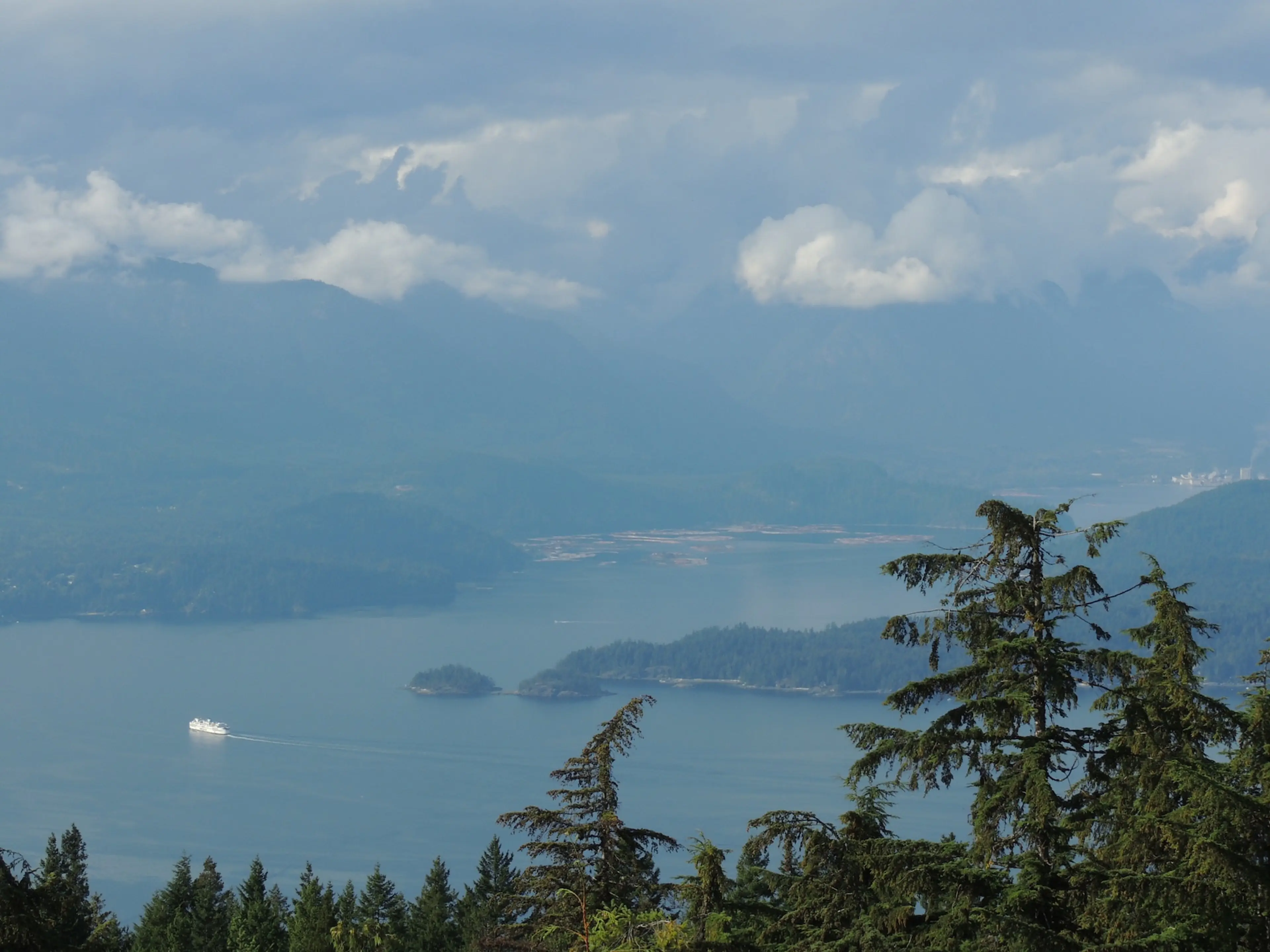 View from Mount Gardner on Bowen Island