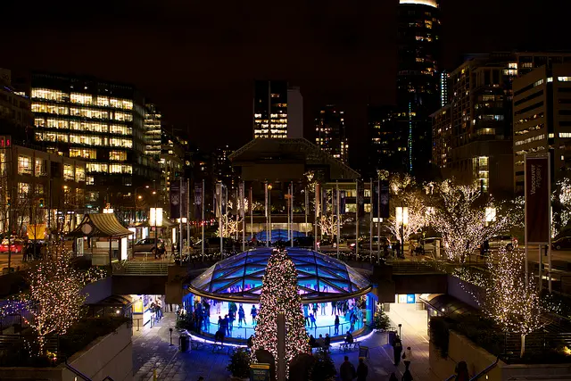 Robson Square ice rink 2016