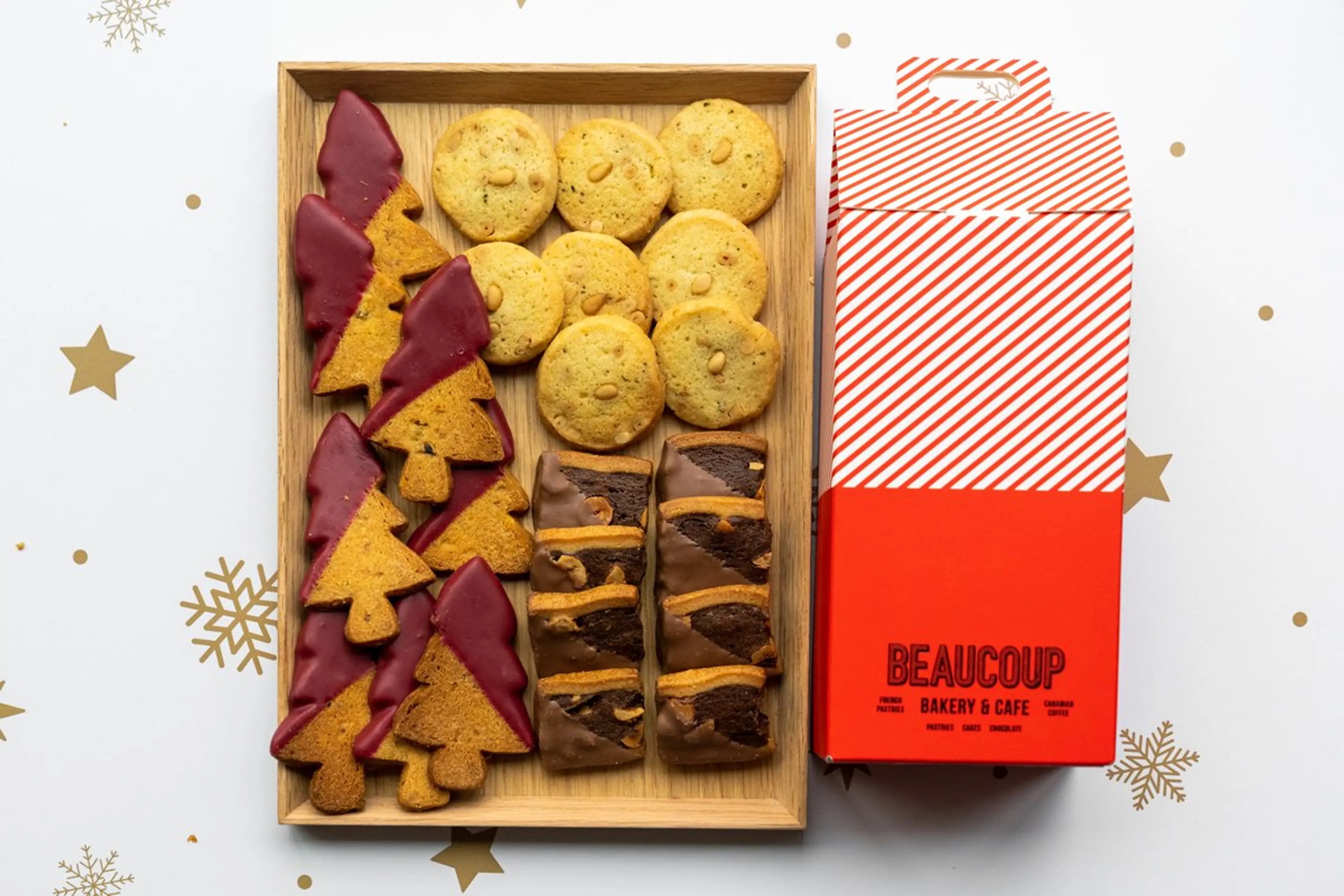 Beaucoup Bakery Santa Cookie box
