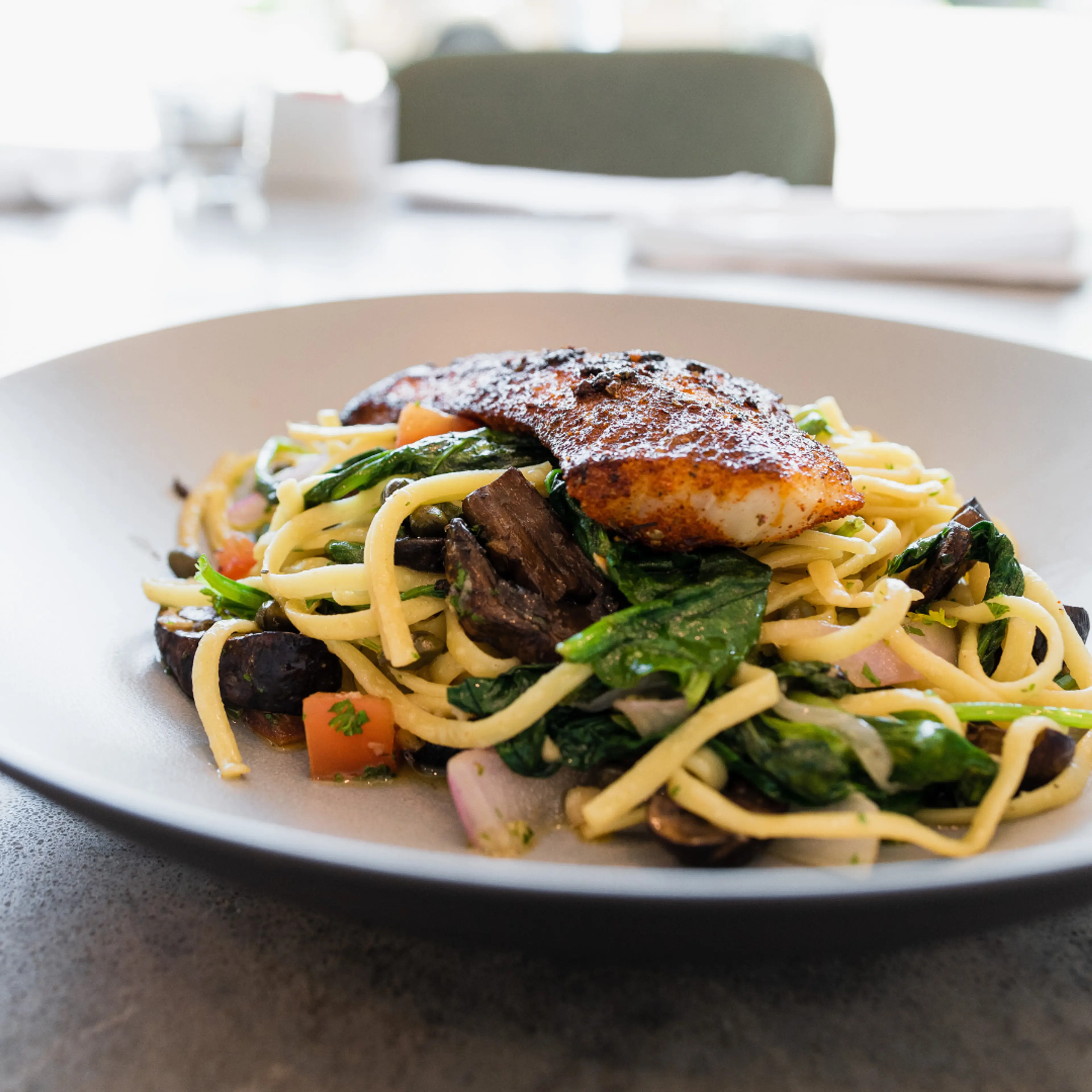 Halibut Pasta