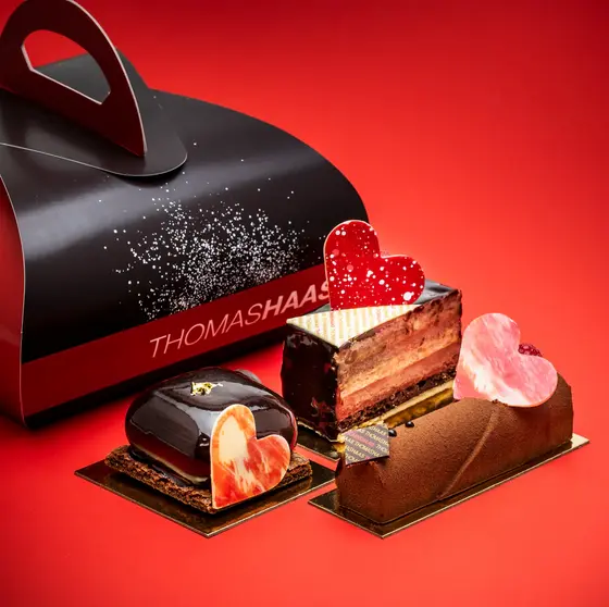 Thomas Haas Lover's Combo cake for valentines day