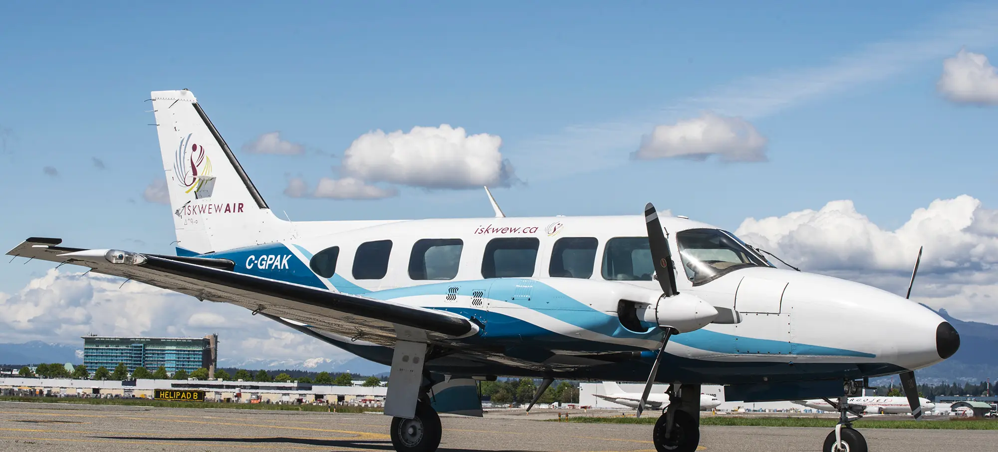 Sweetgrass Warrior at YVR South Terminal