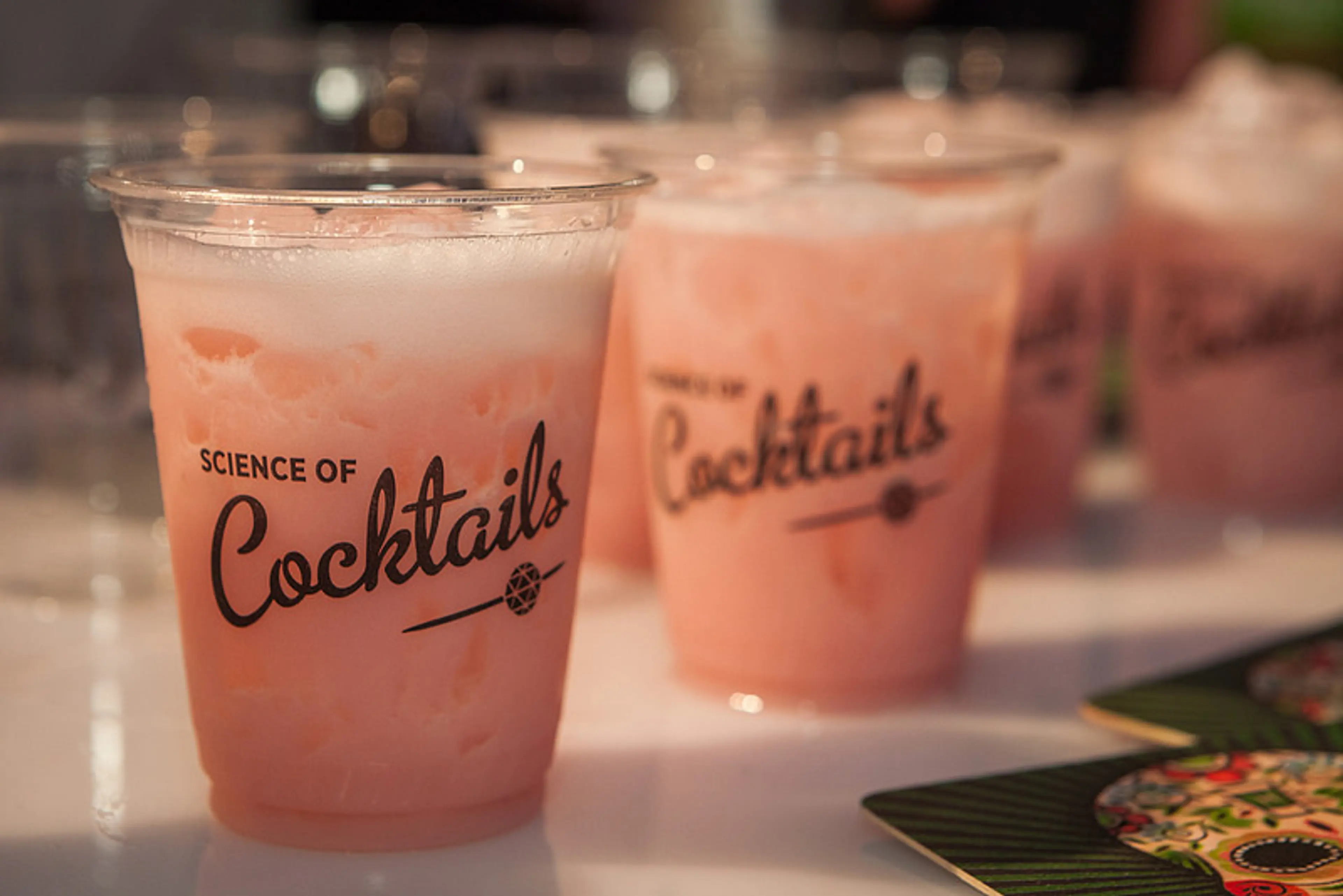 Over 25 tasting stations at the epic Science of Cocktails event at Science World this February