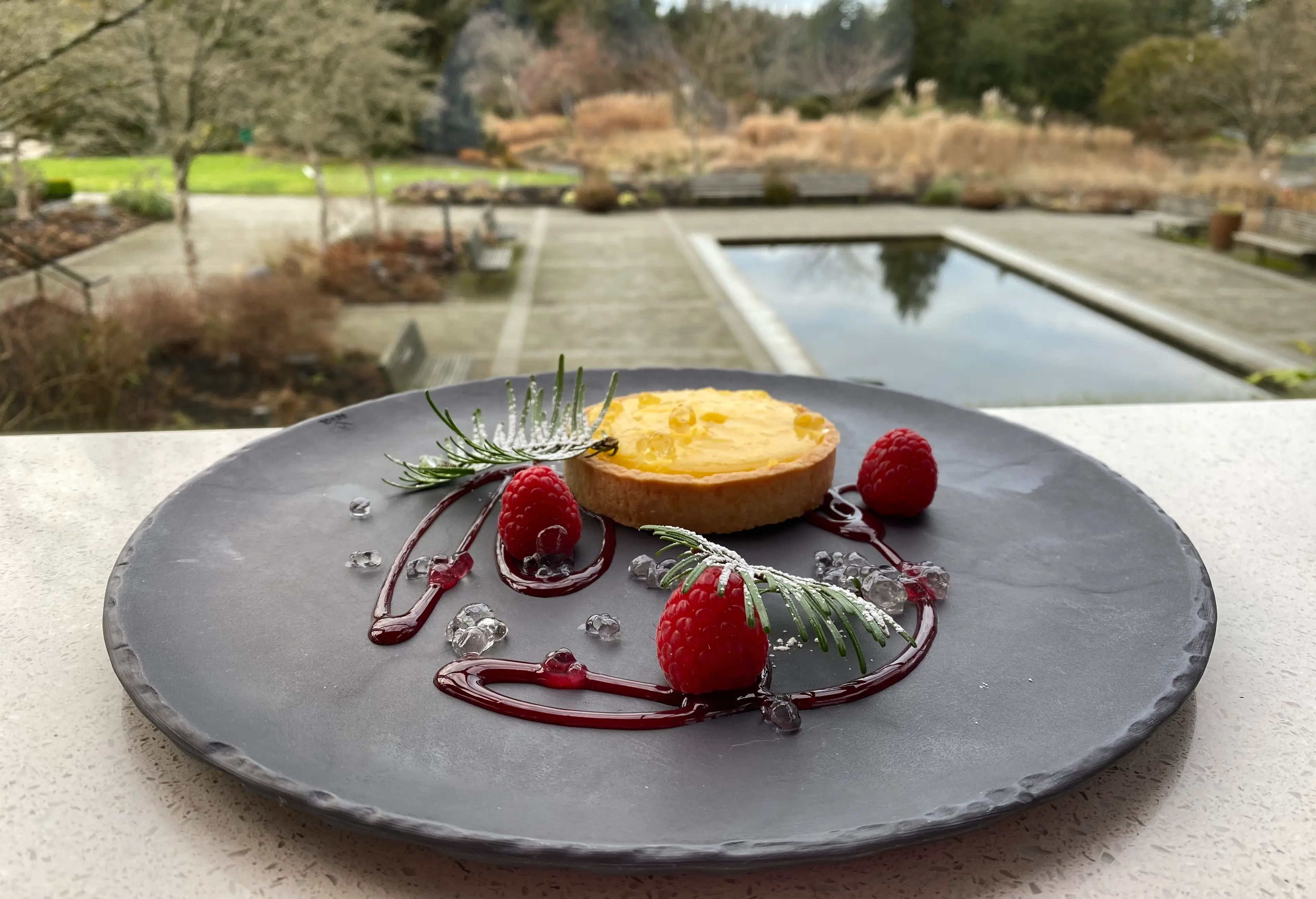Grand Fir Lemon tart