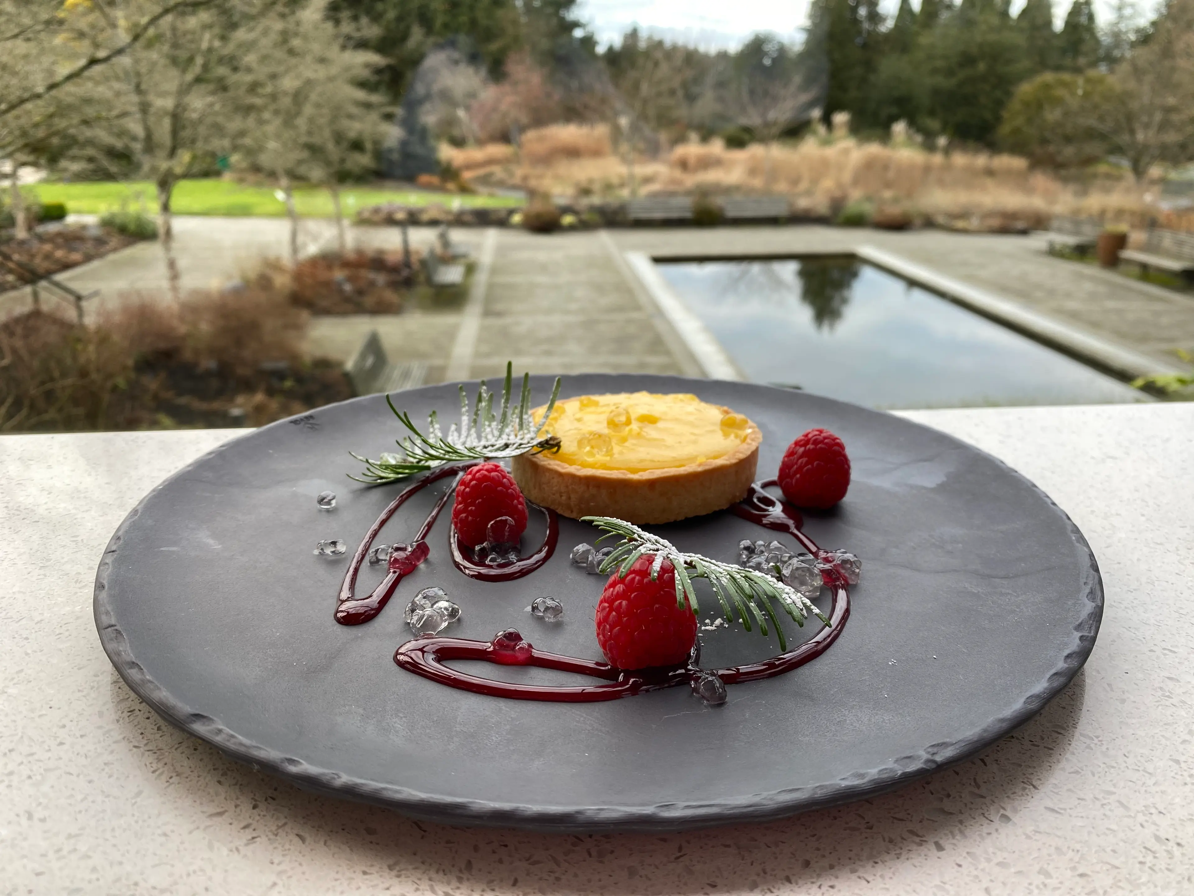 Grand Fir Lemon tart