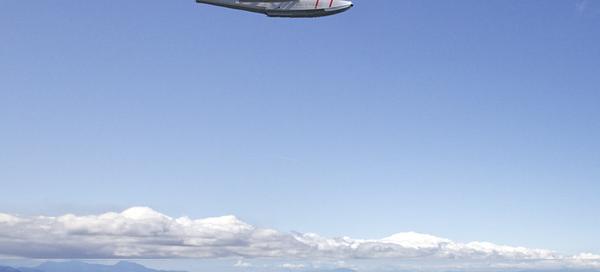 Flying through Gulf Islands