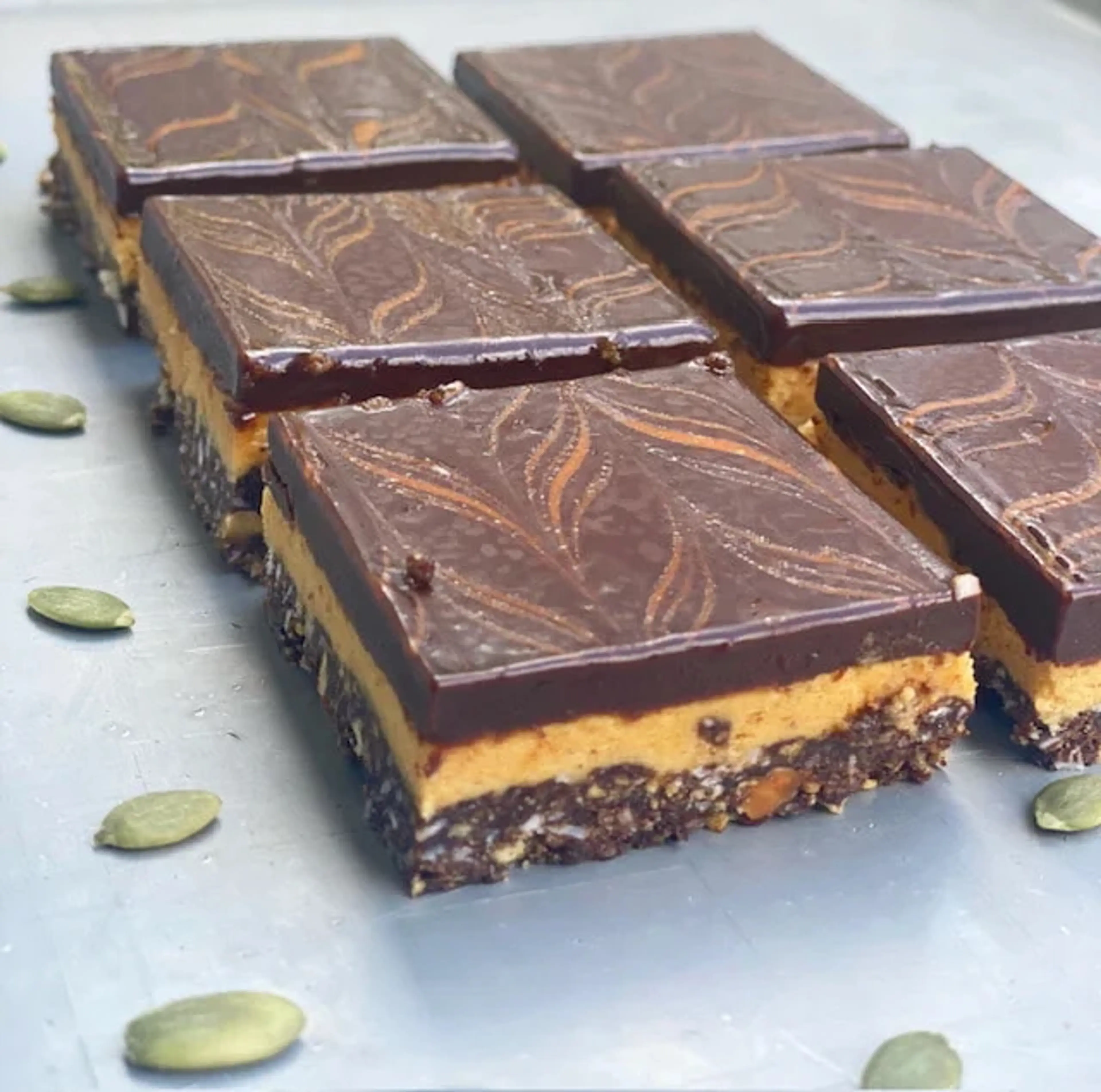 Pumpkin Nanaimo bars from Bjornbar Bakery