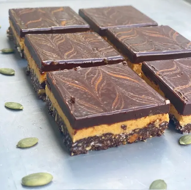 Pumpkin Nanaimo bars from Bjornbar Bakery