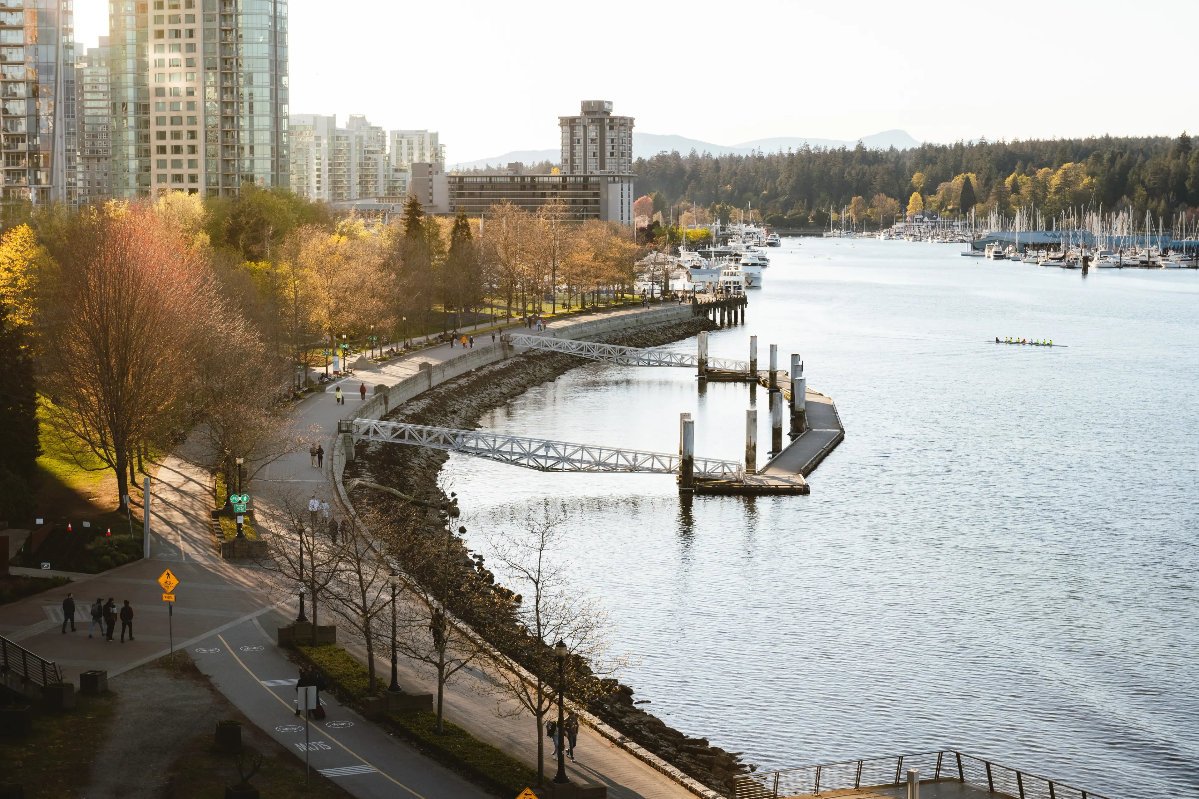 Harbour Green Park and the Seawall