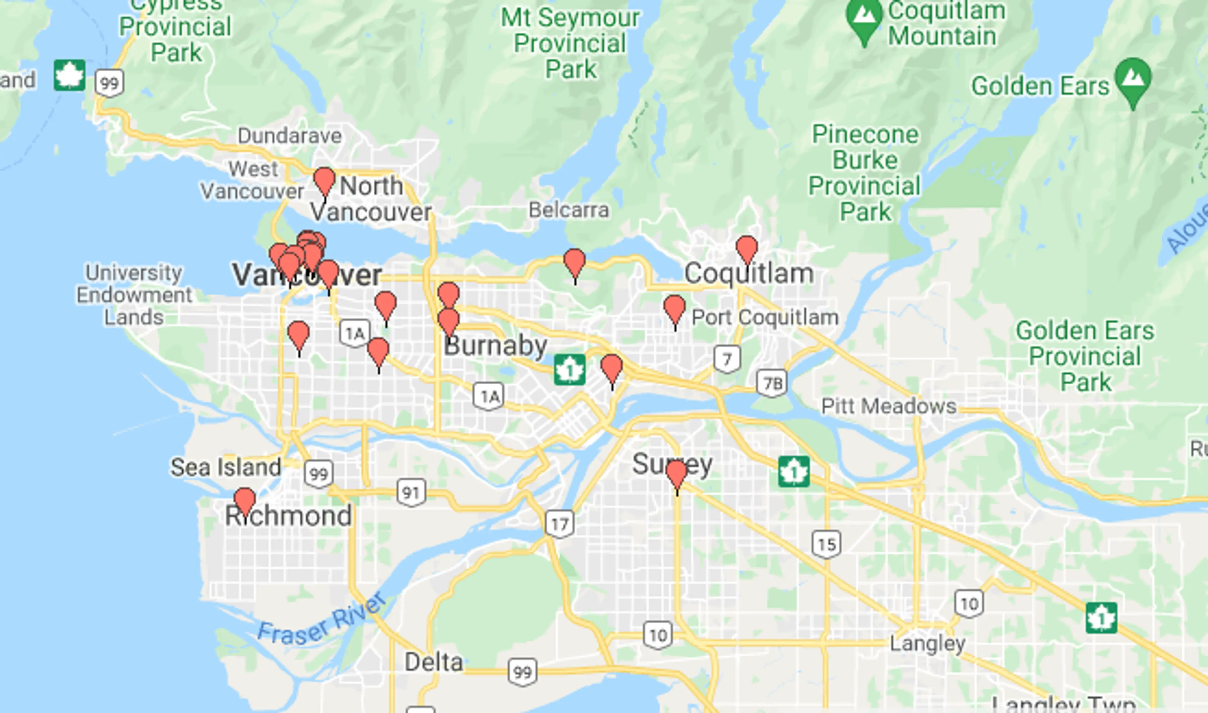 Go by bike week Knowledge HUB Community Station map 2021