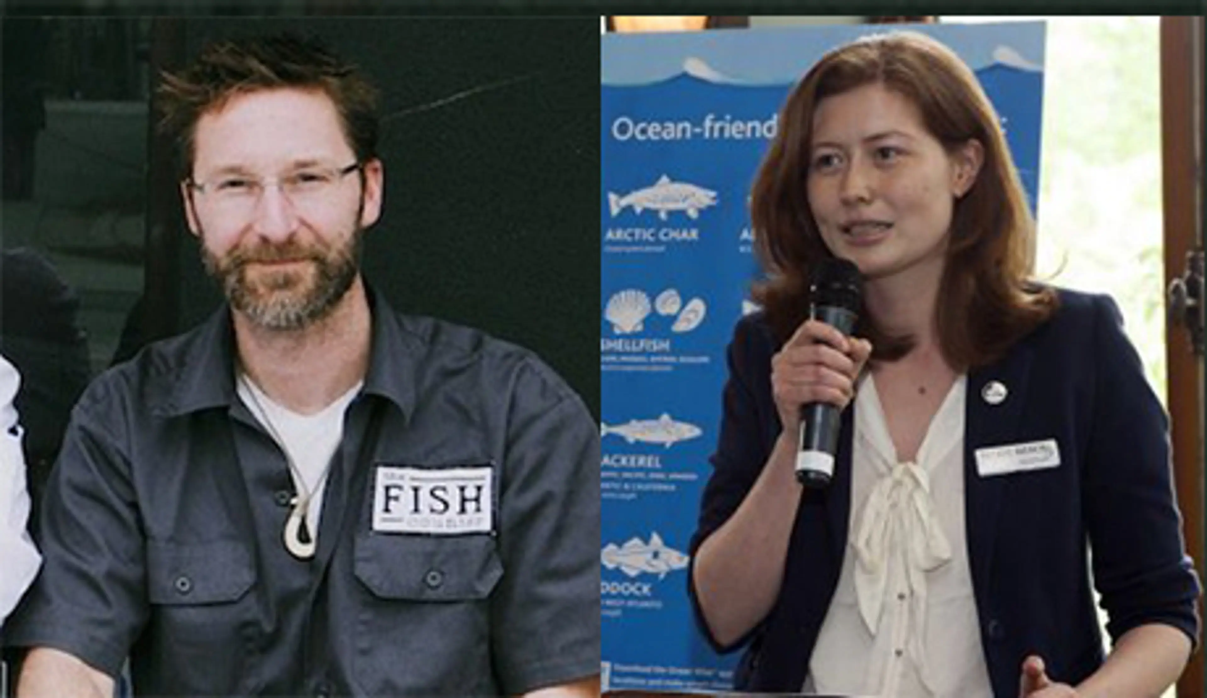 Mike McDermid (left) and ; Sourced from the Vancouver Aquarium