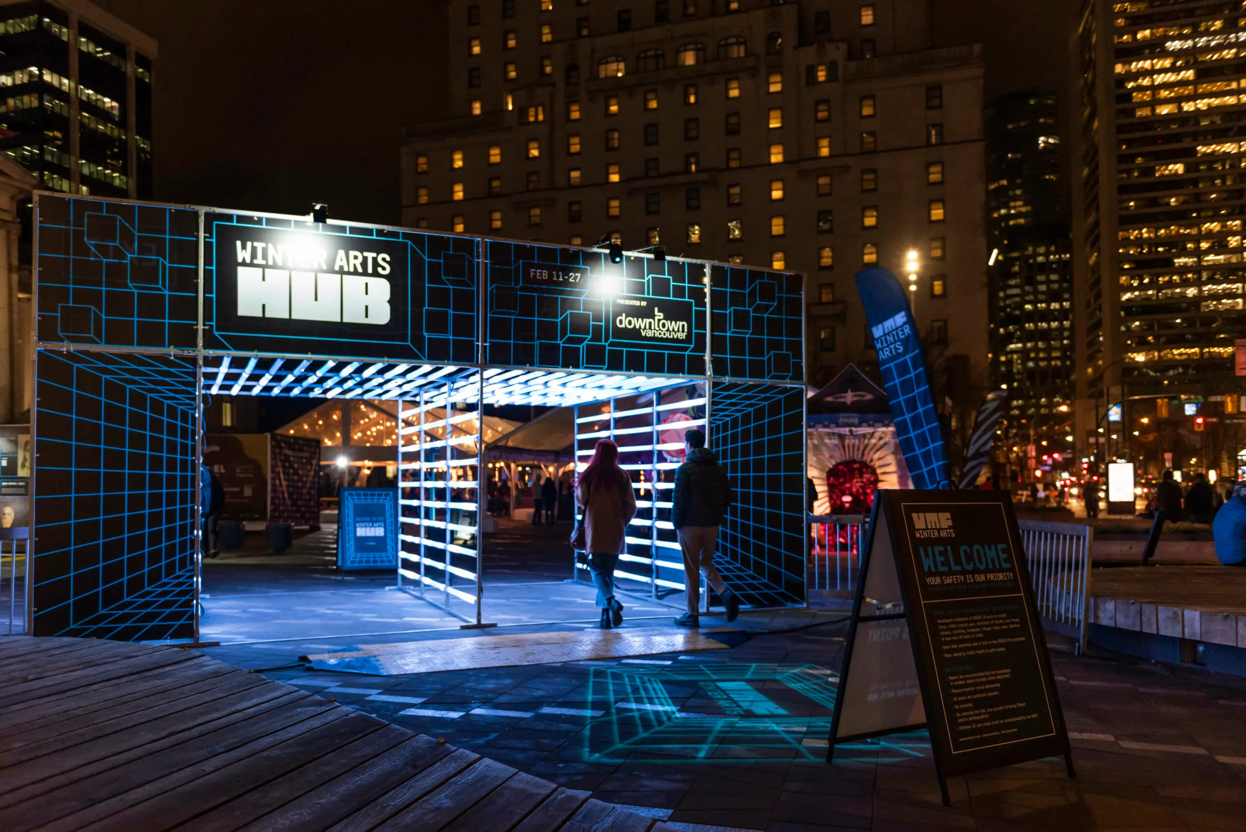 Experience VMF Winter Arts Festival Across Downtown Vancouver