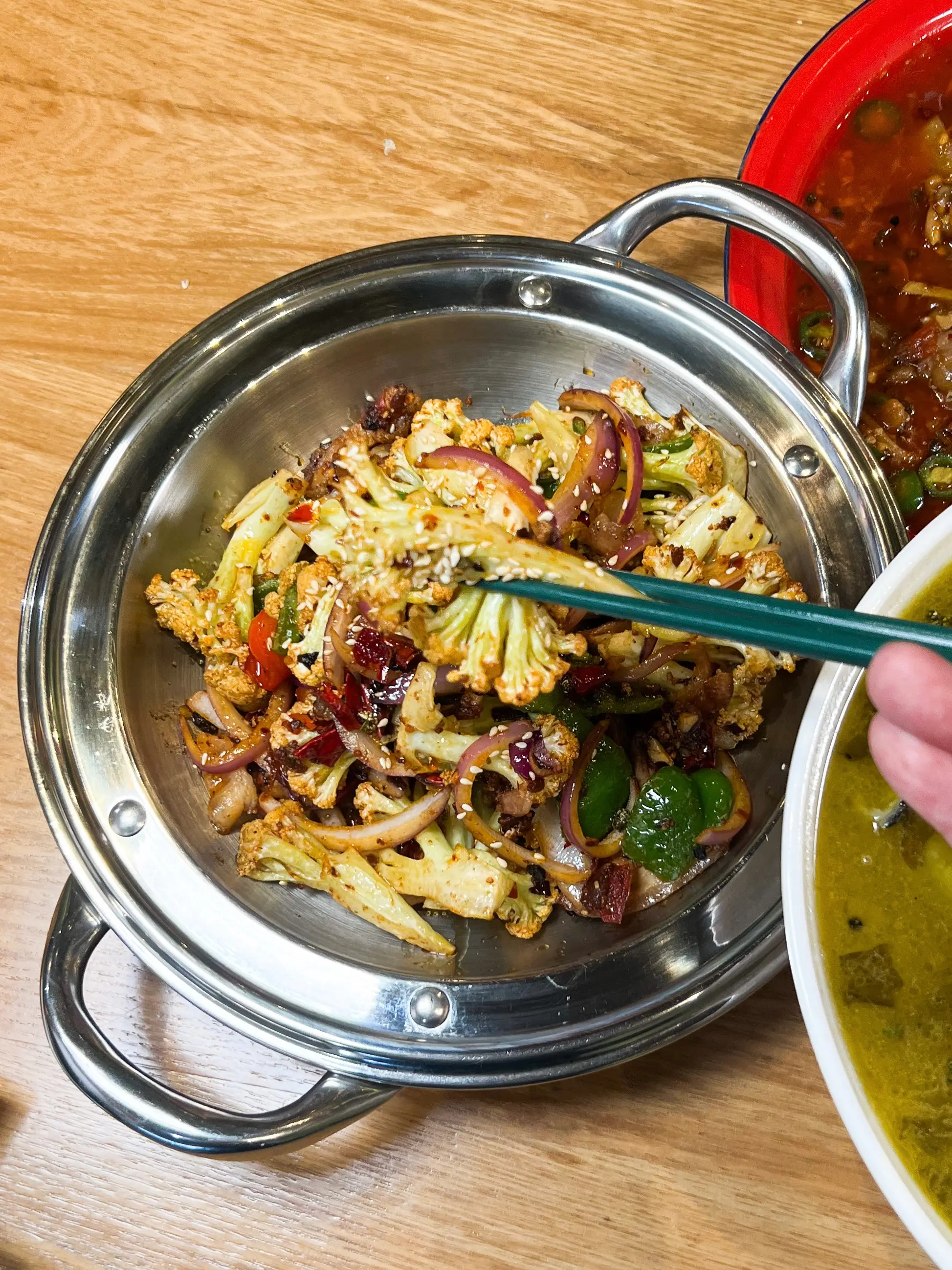 Dry Pot Organic Cauliflower (v)