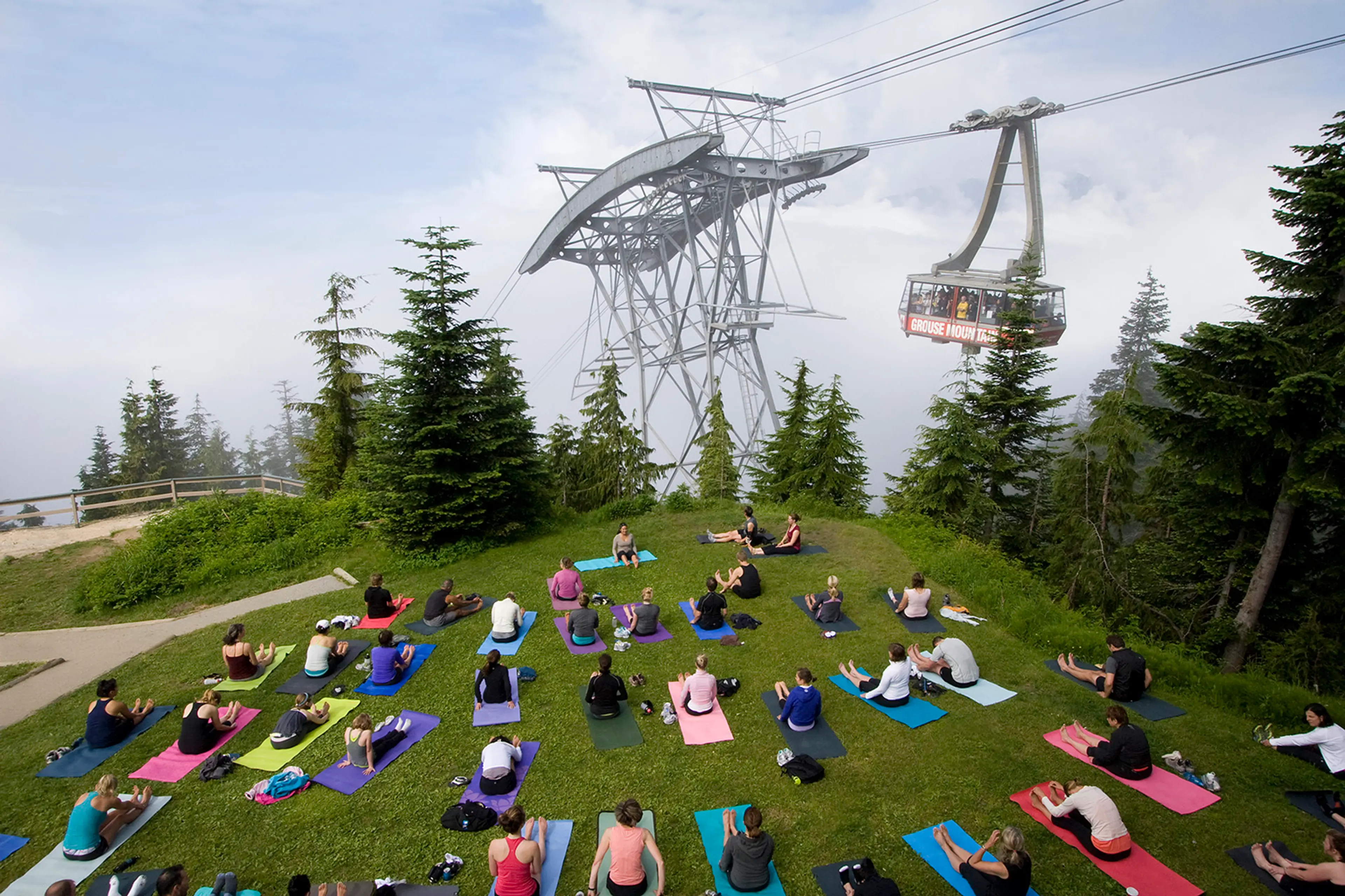 Free Mountaintop Yoga is Back at Grouse Mountain this Summer!