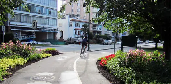 Exiting Stanley Park