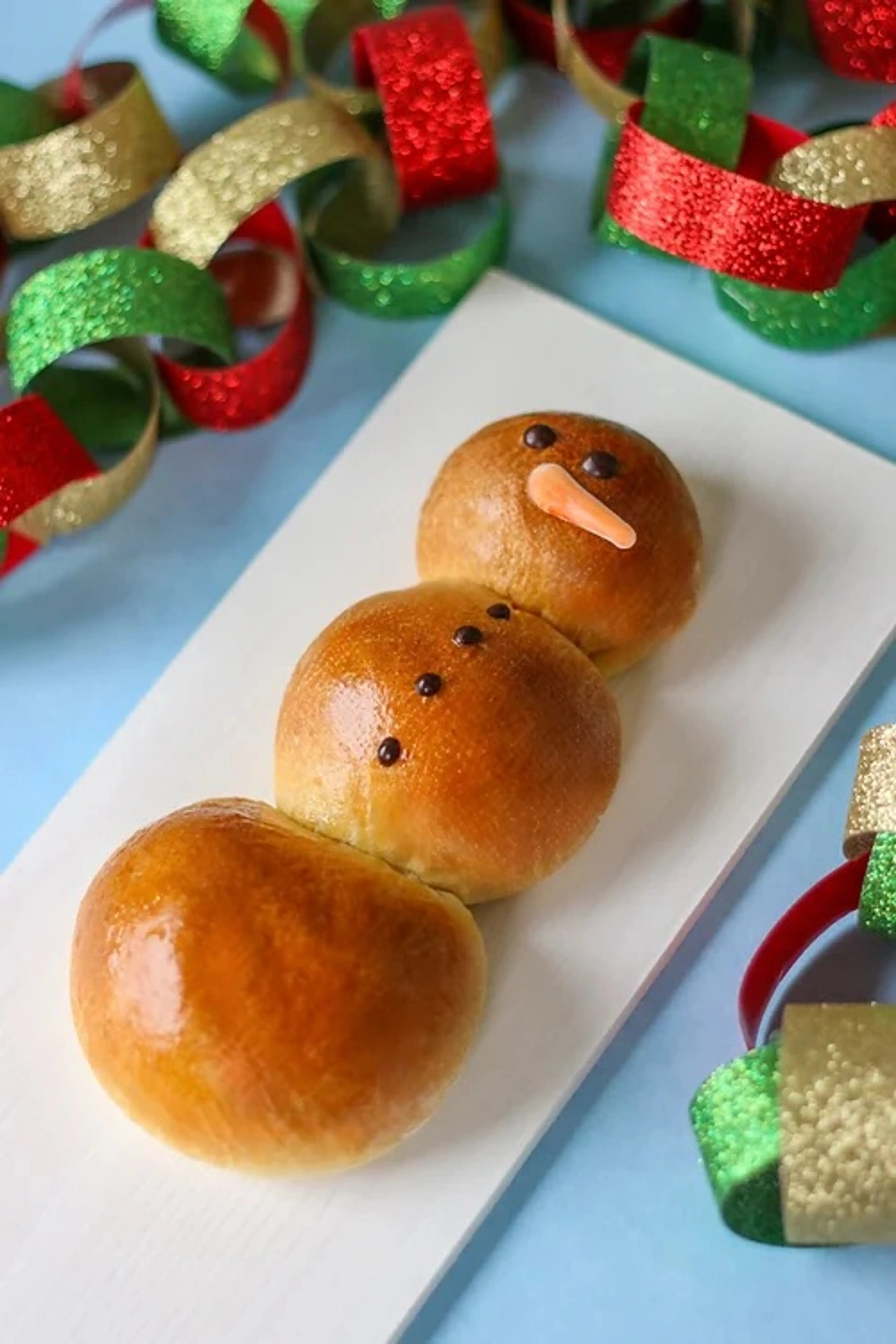 Snowman brioche from Fauborg Bakery