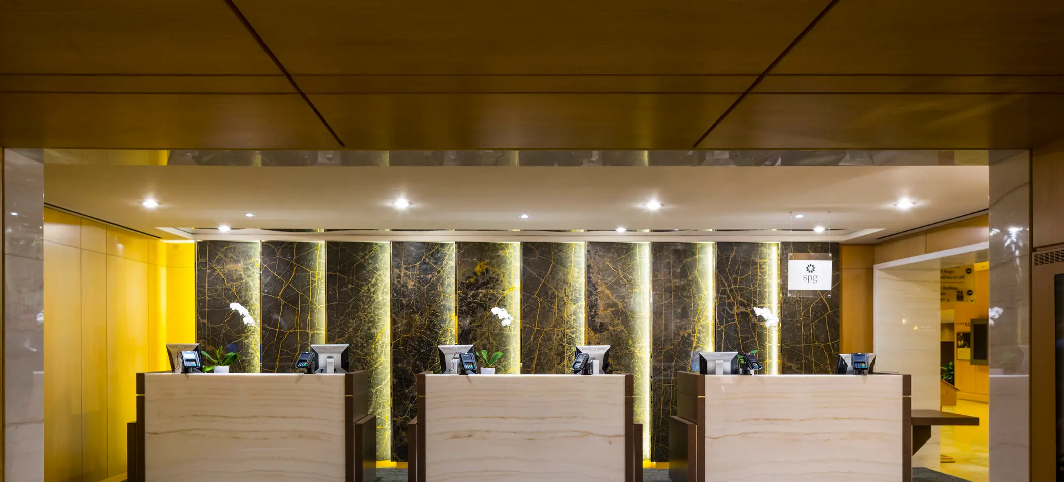 Check-in desk