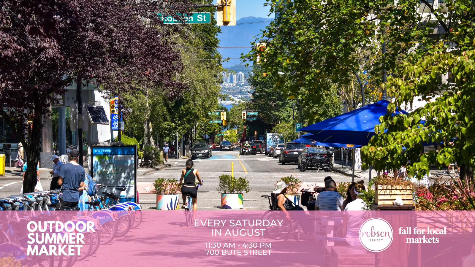 Vancouver Events: Outdoor Summer Market #onRobson