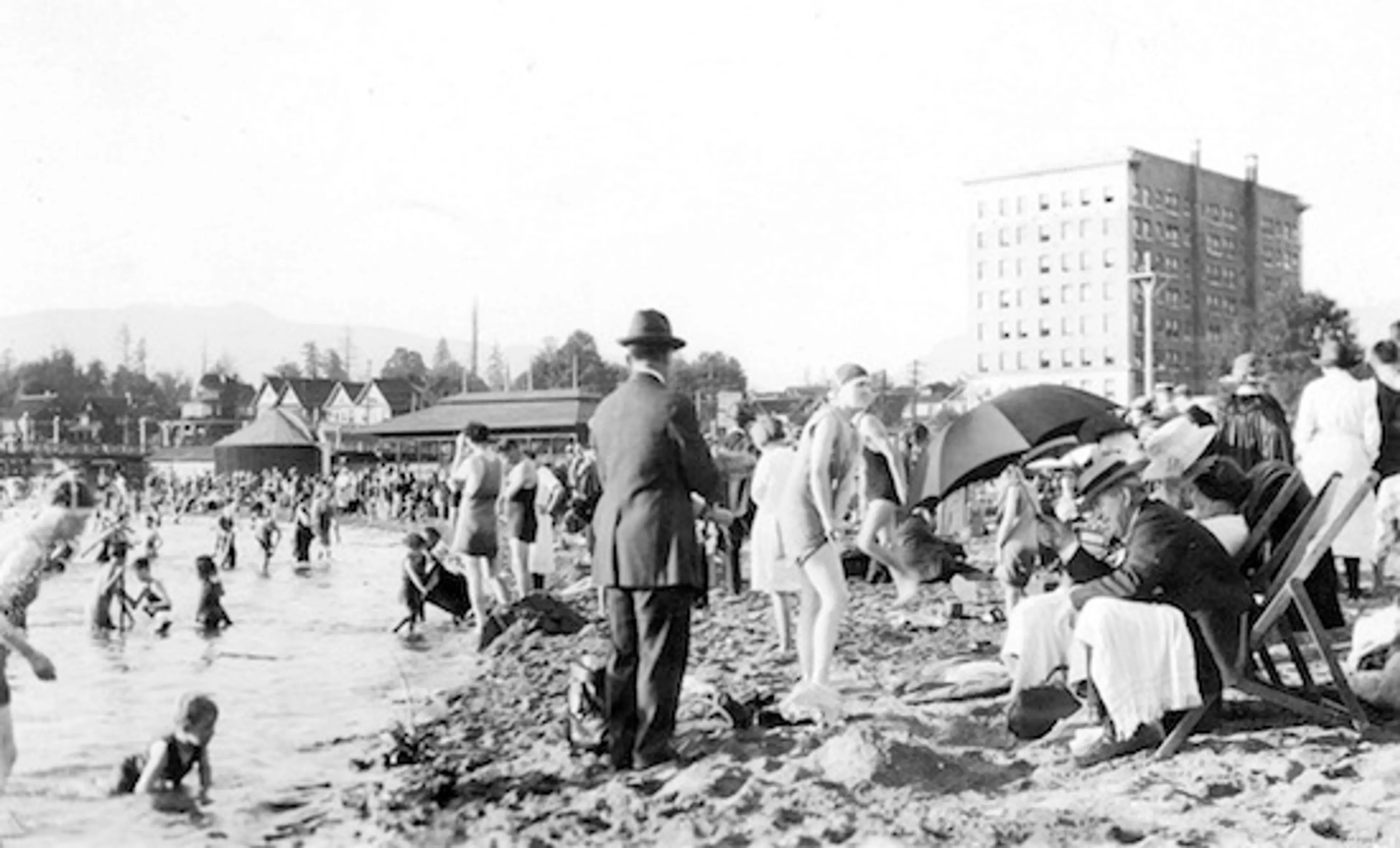 English Bay, 1923 | Photo by Hubert William Lovell, from Vancouver Archives