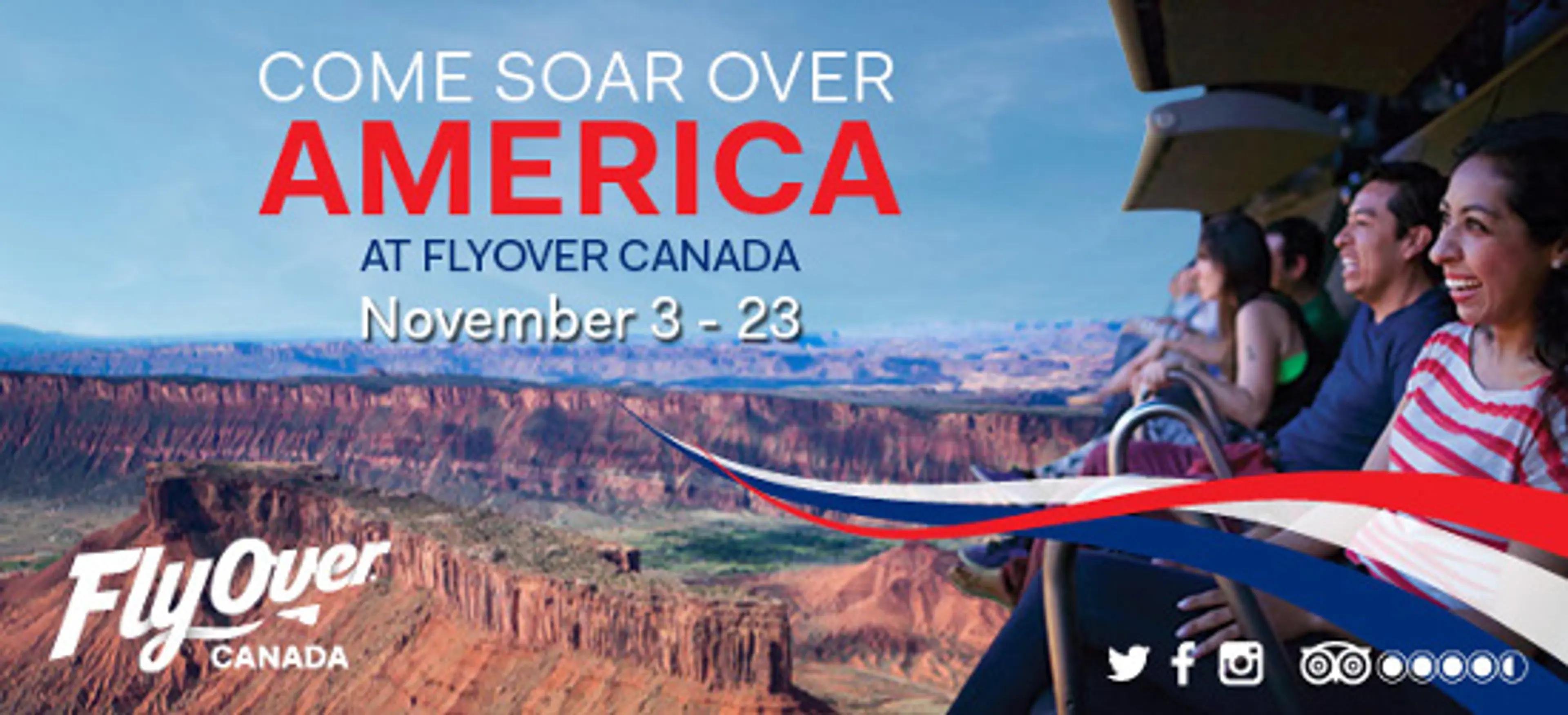 Come Soar Over America at FlyOver Canada (Prize Pack Giveaway!)