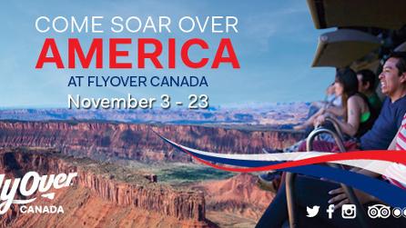 Come Soar Over America at FlyOver Canada (Prize Pack Giveaway!)
