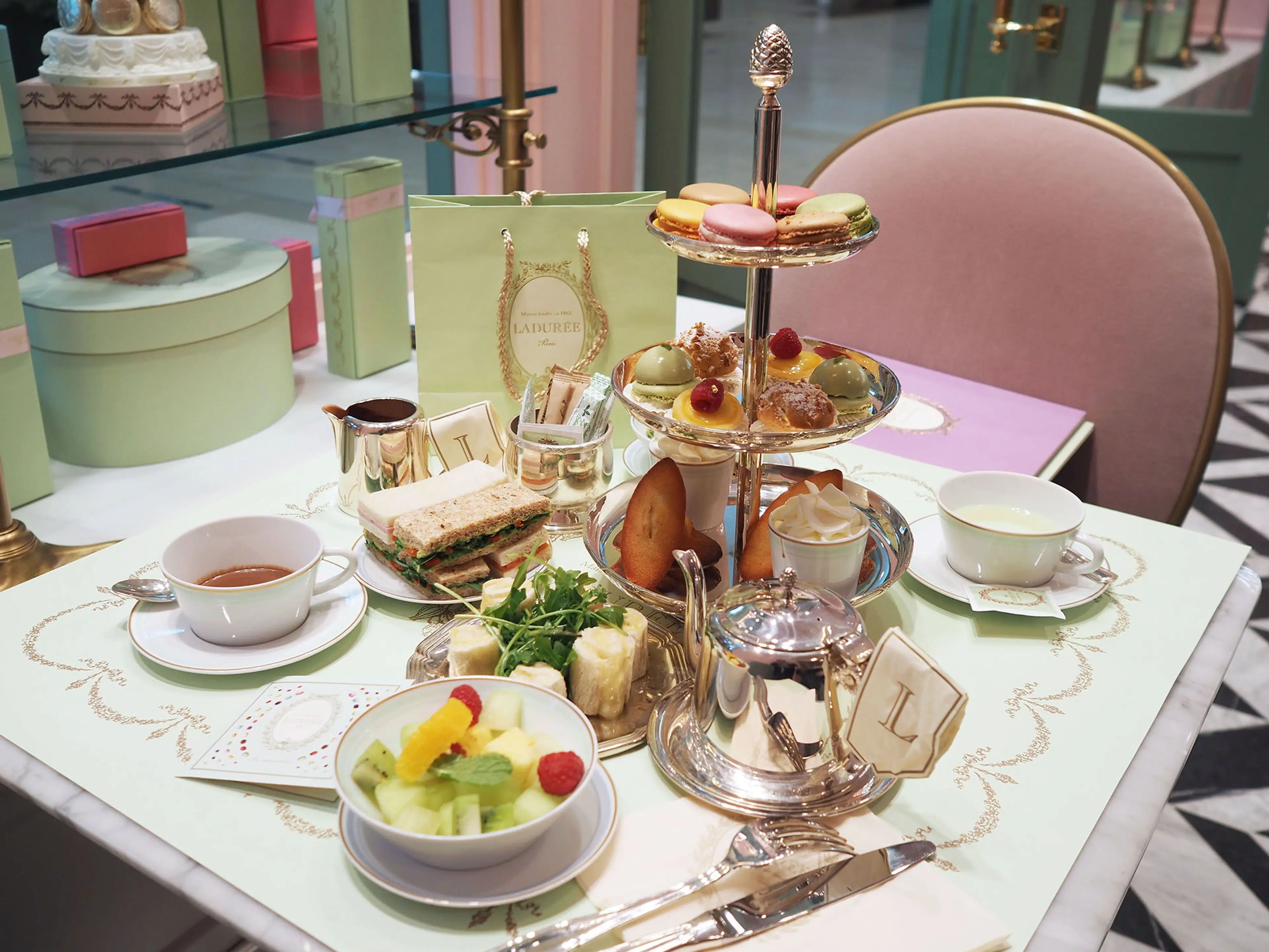 Vancouver Laduree afternoon tea