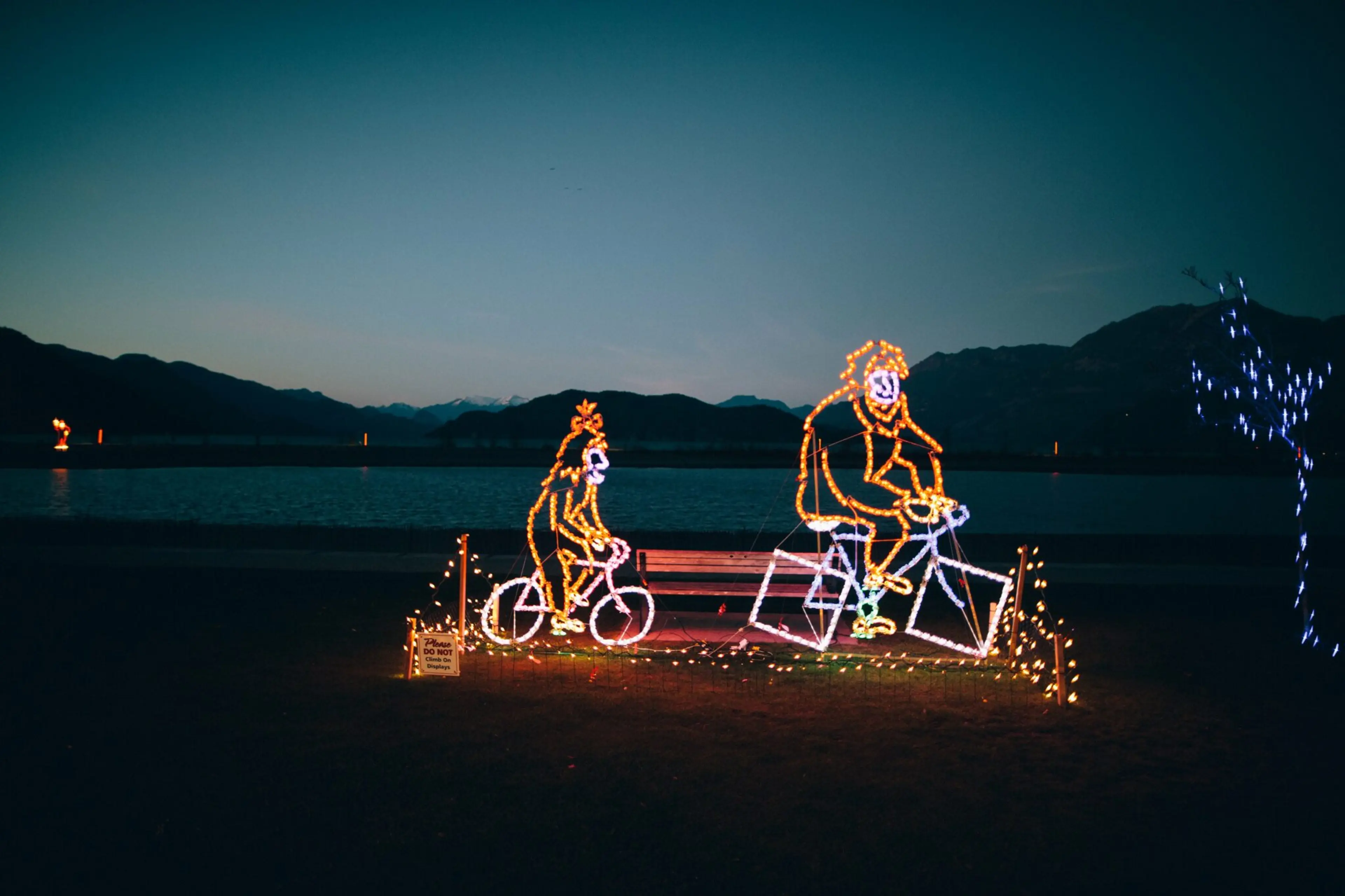 Lights by the Lake in Harrison Hot Springs