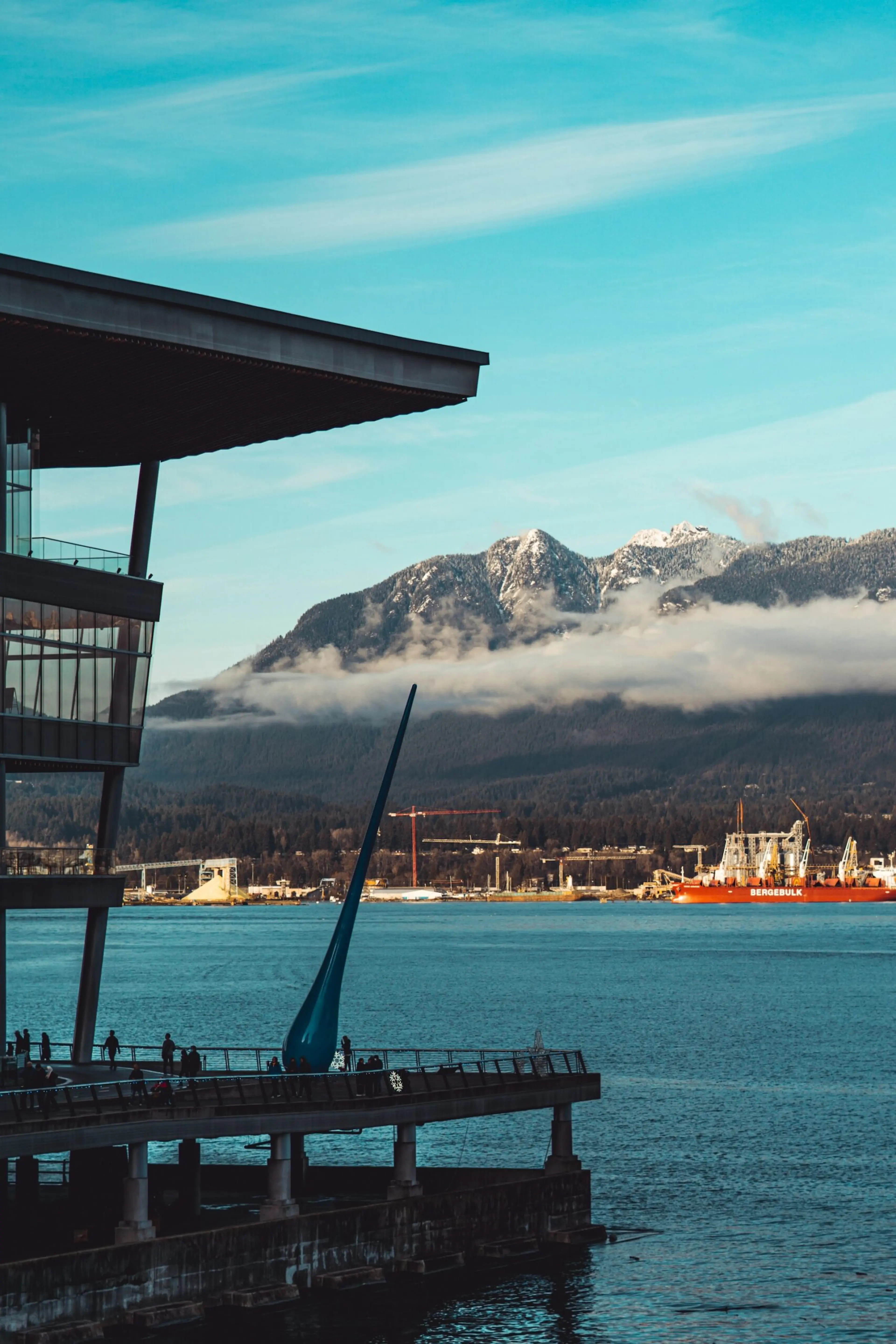 The Drop sculpture in Vancouver