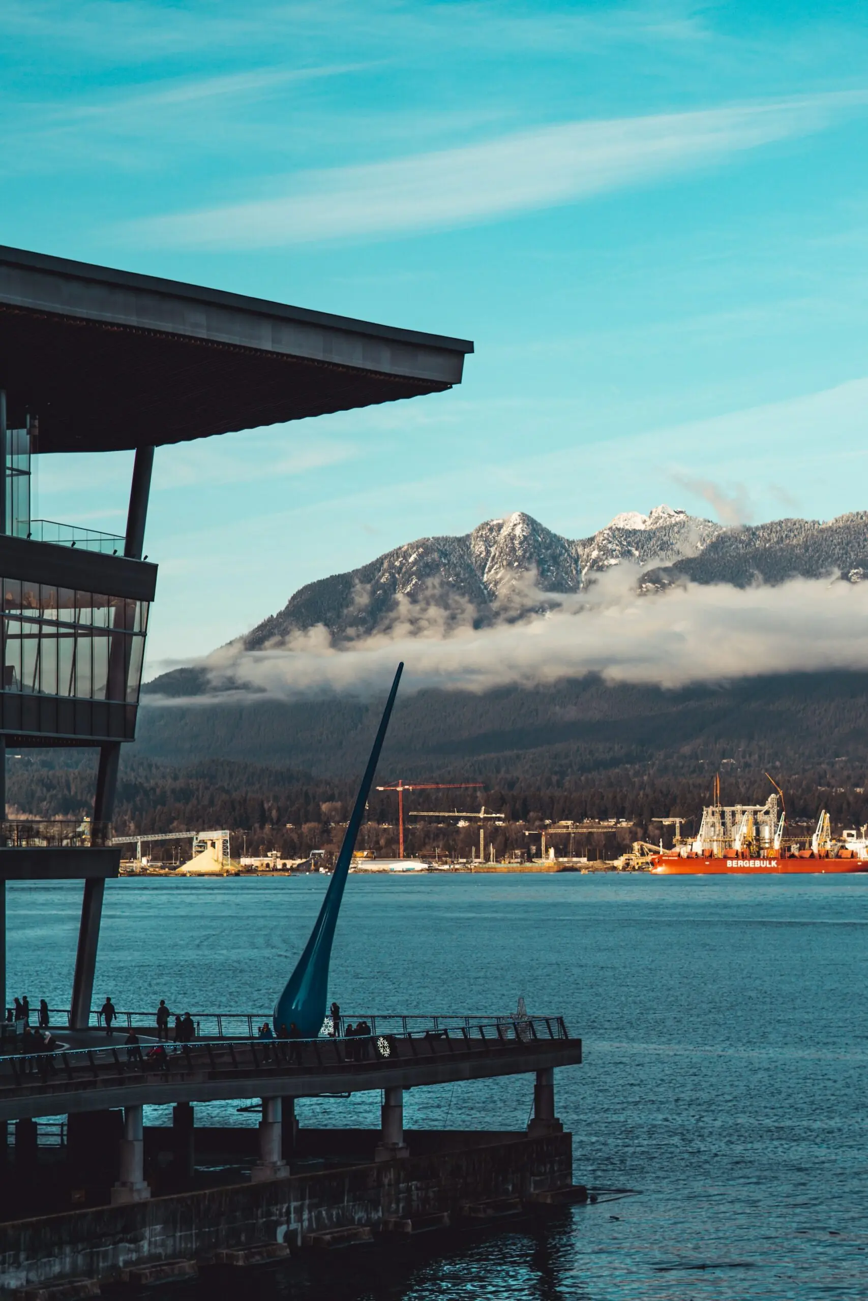 The Drop sculpture in Vancouver